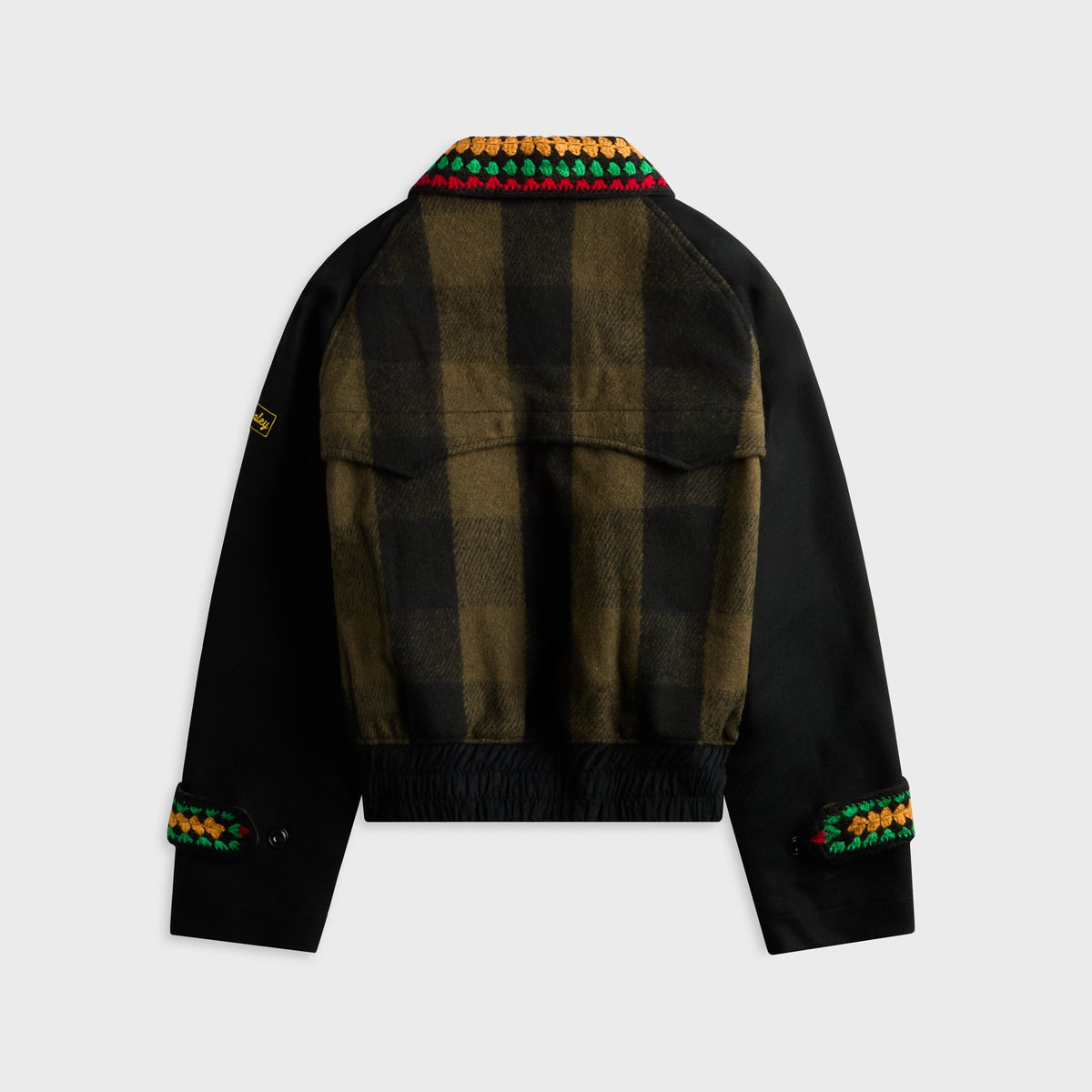 Nicholas Daley Patched Rebel Riot Jacket - Black / Olive