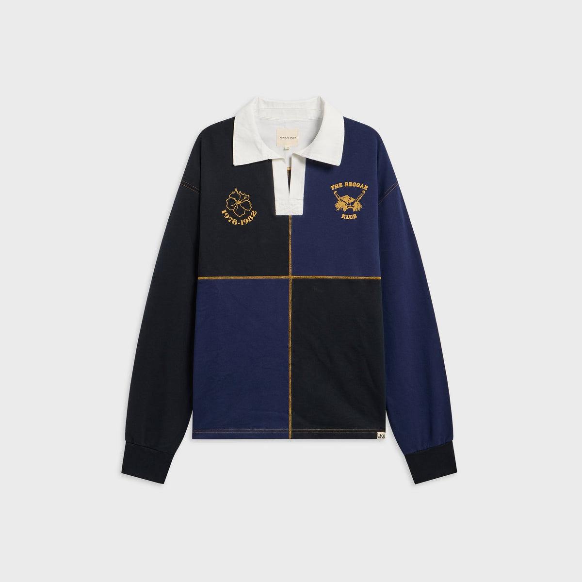 Nicholas Daley Reggae Klub Rugby Jersey - Black / Midnight
