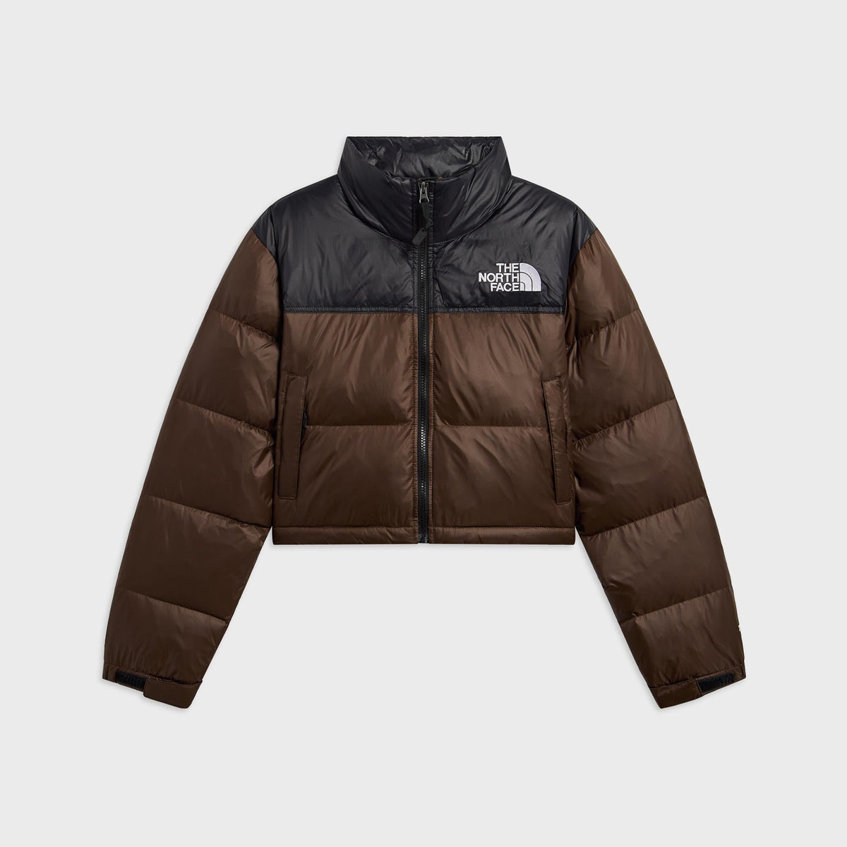 The North Face WMNS Nuptse Short Jacket - Dark Chestnut / Black