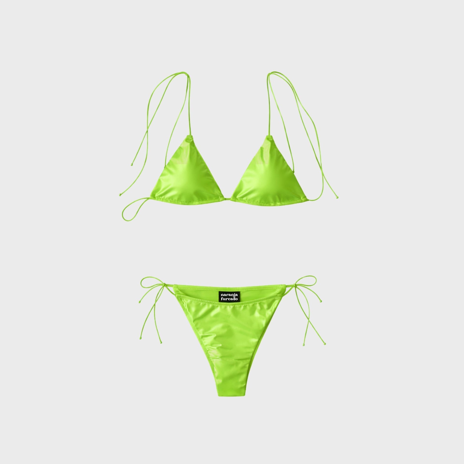 Naranja Furcado Triangle Set - Lime