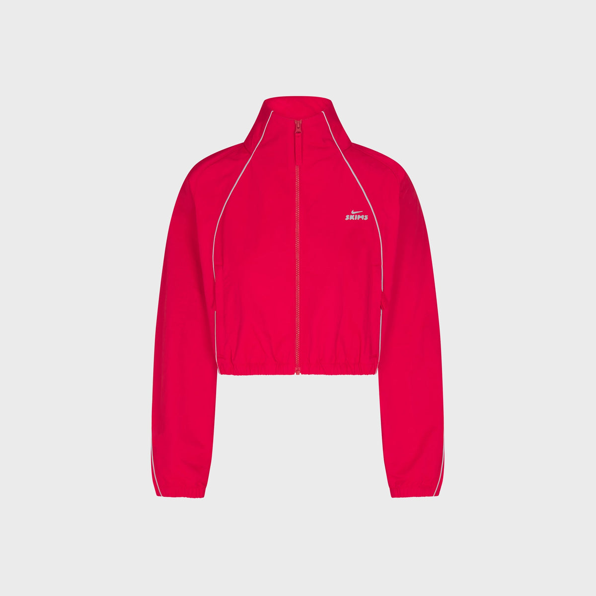 NikeSKIMS Crunchy Nylon Cropped Jacket - University Red