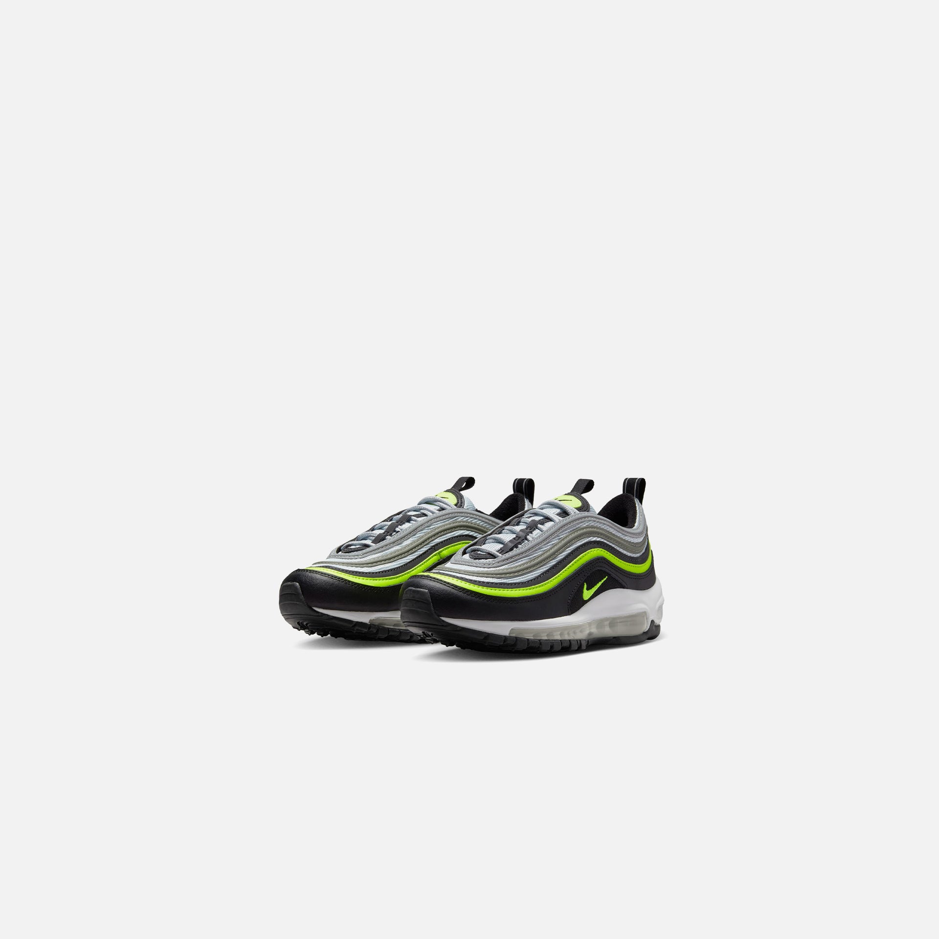 Nike Grade School Air Max 97 - Pure Platinum / Volt / Black / White