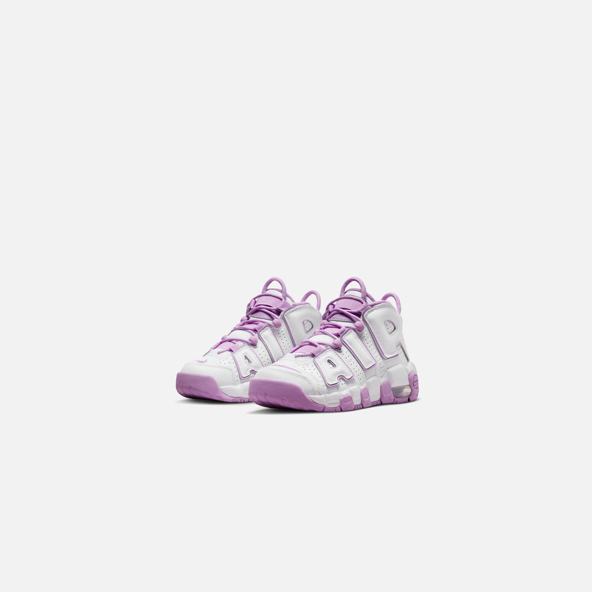 Nike Grade School Air More Uptempo - White / Rush Fuchsia