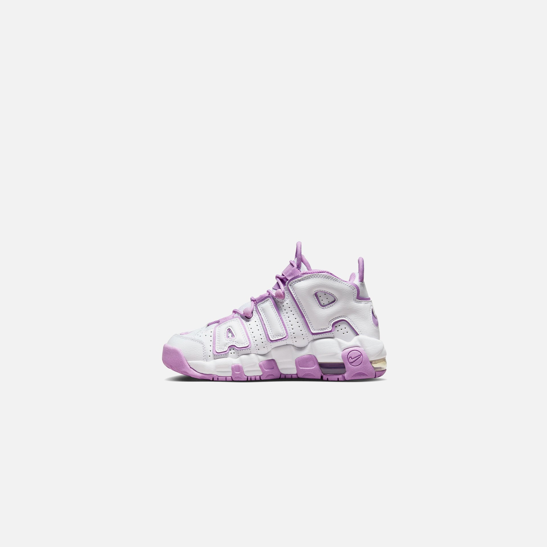 Nike Grade School Air More Uptempo - White / Rush Fuchsia