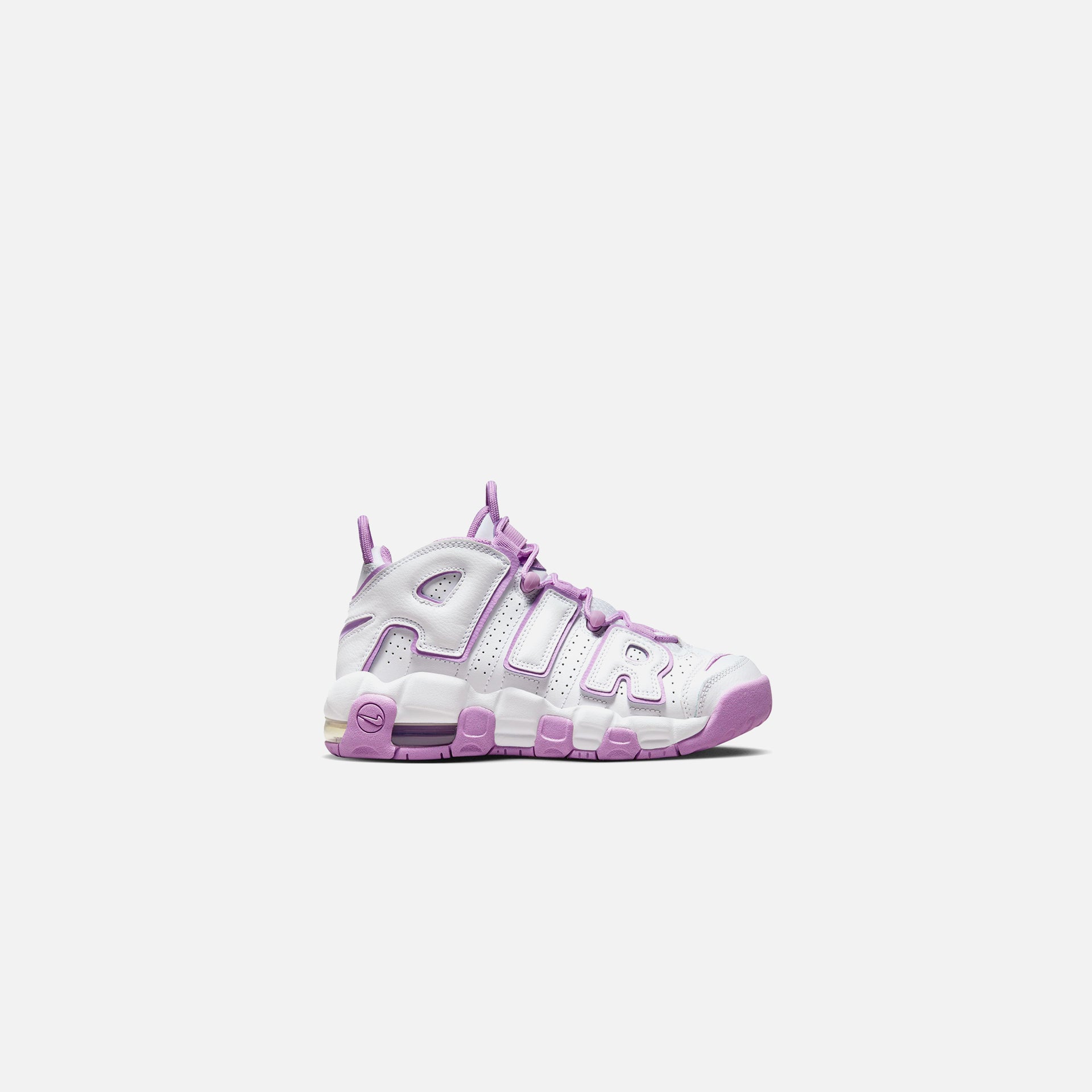 Nike Grade School Air More Uptempo - White / Rush Fuchsia