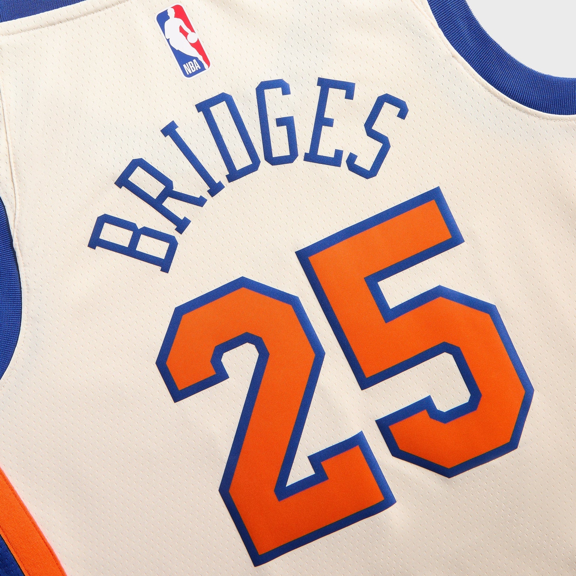 Nike New York Knicks City Edition Mikal Bridges Jersey - Natural