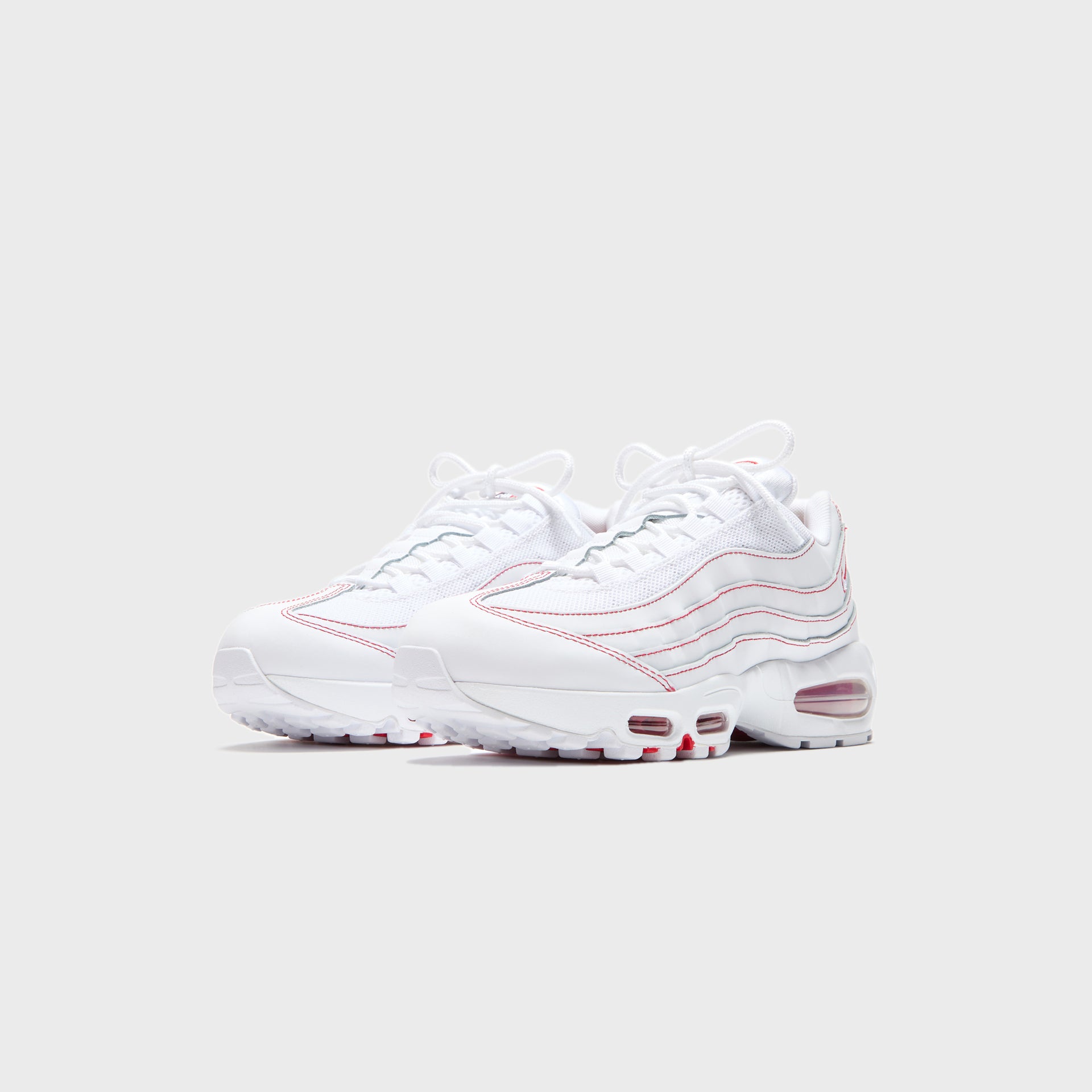 Nike Air Max 95 OG - White / University Red / Wolf Grey