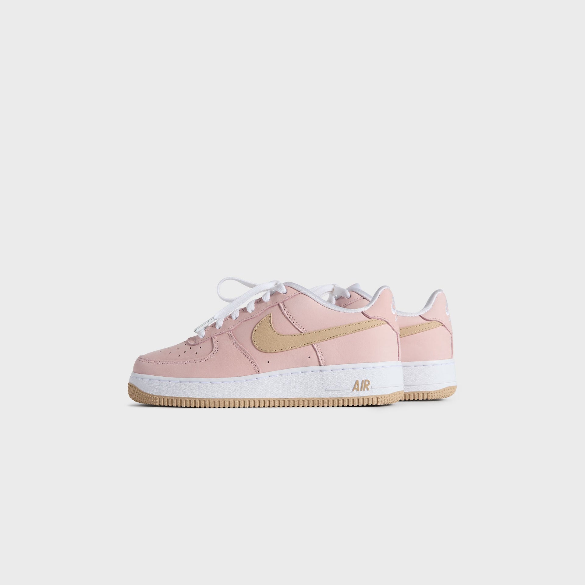 Kith Kids for Nike GS Air Force 1 "Un-Linen" - Linen / Atmosphere / White