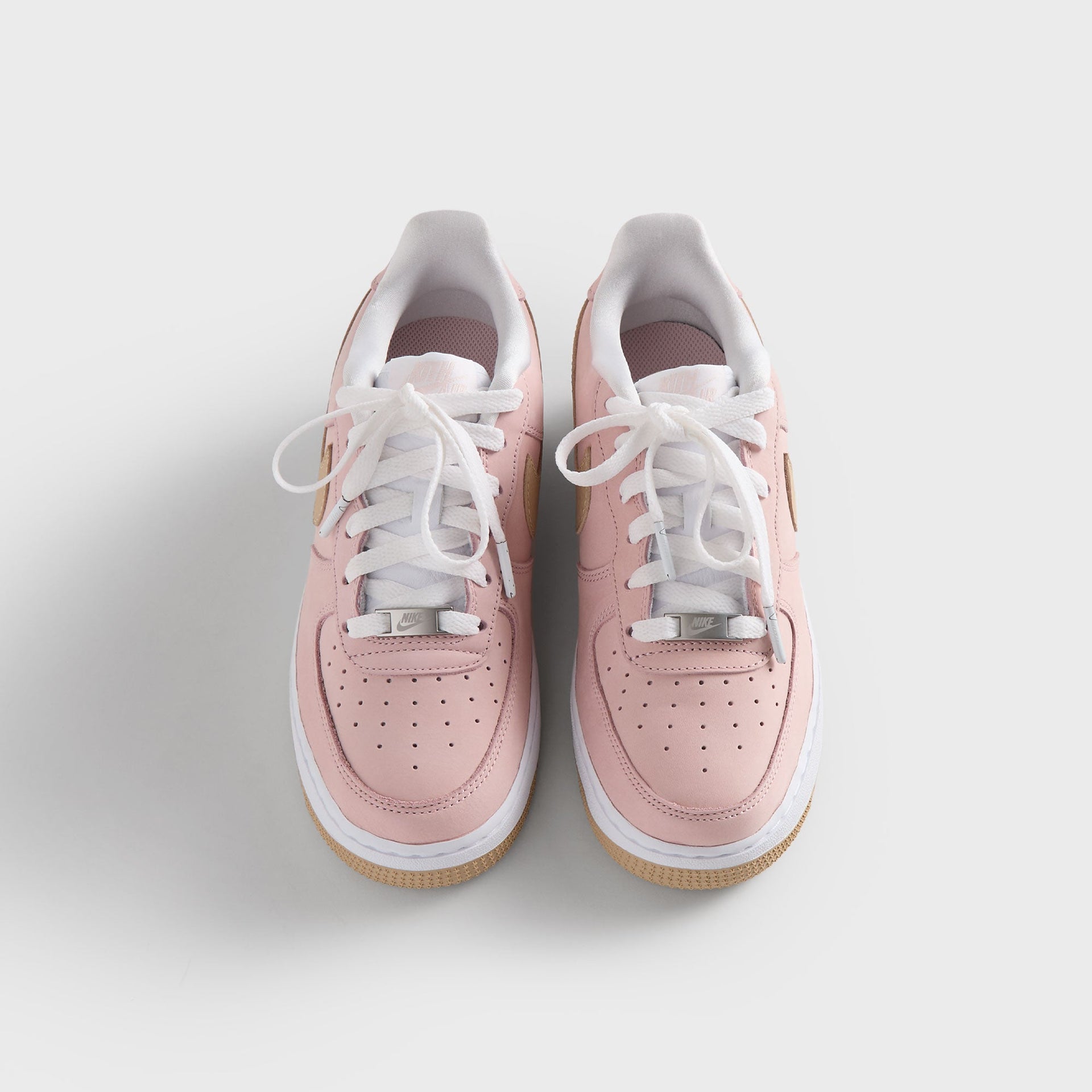Kith Kids for Nike GS Air Force 1 "Un-Linen" - Linen / Atmosphere / White