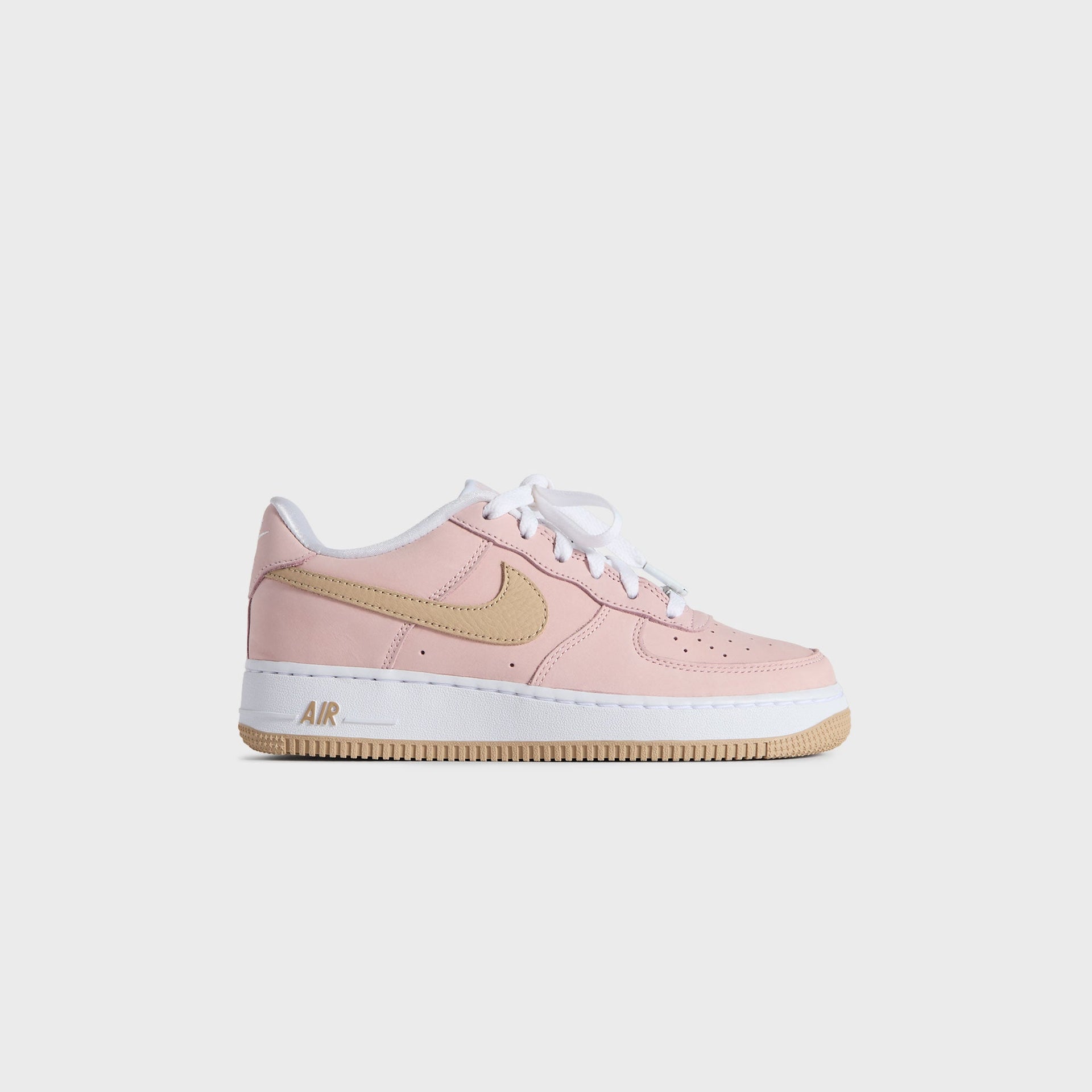 Kith Kids for Nike GS Air Force 1 "Un-Linen" - Linen / Atmosphere / White
