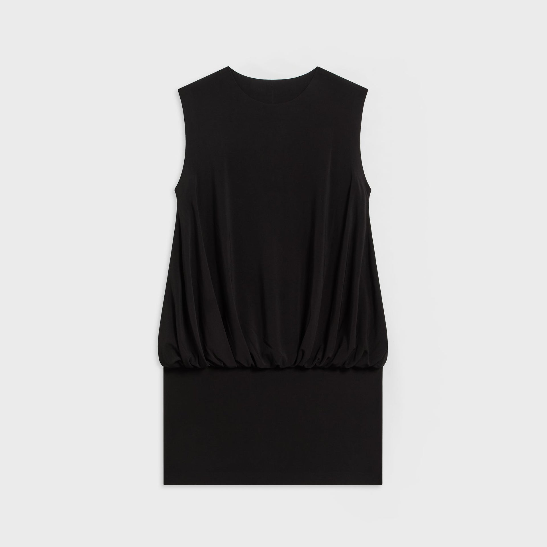 Norma Kamali Babydoll Mini Dress - Black