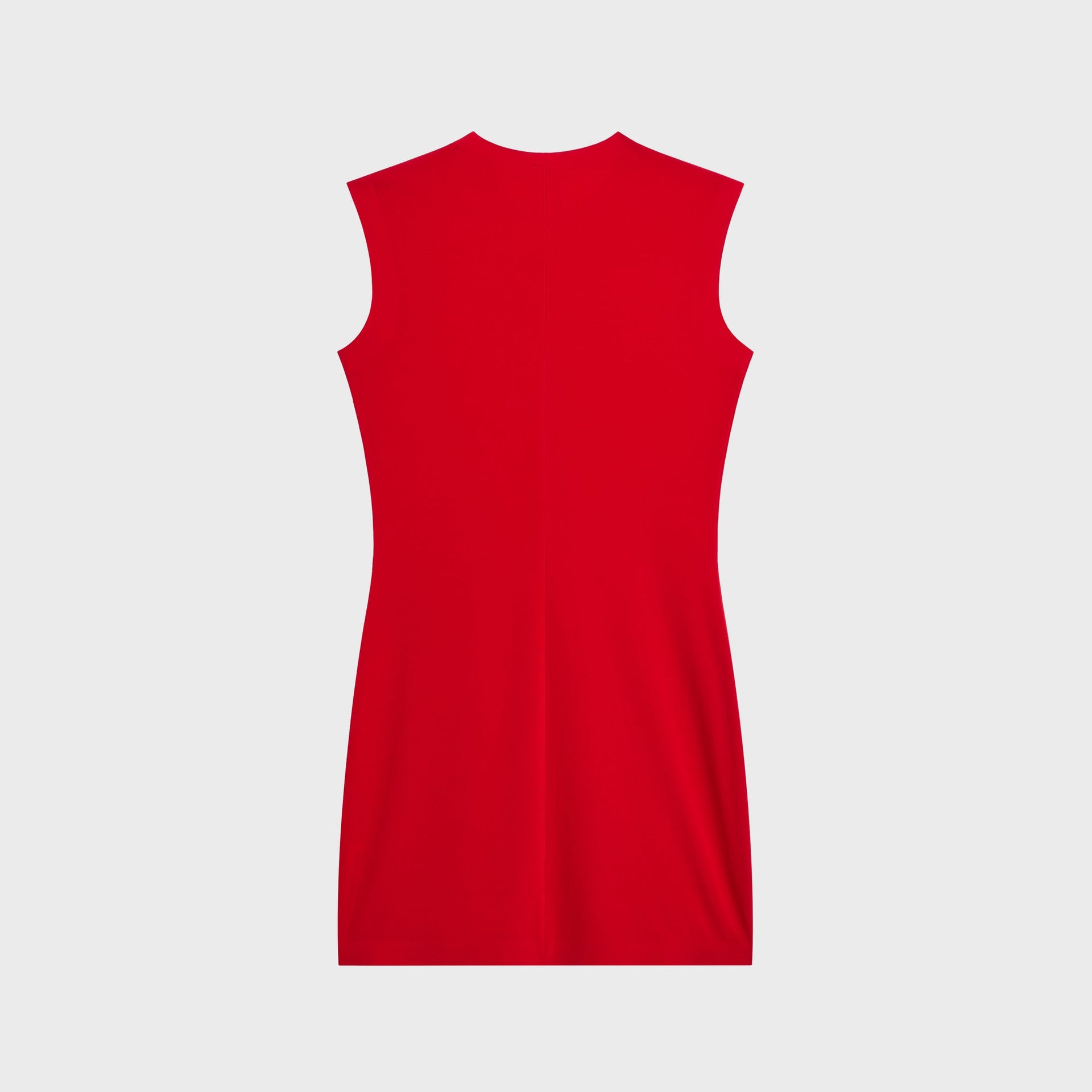 Norma Kamali Sleeveless Mini Dress - Tiger Red