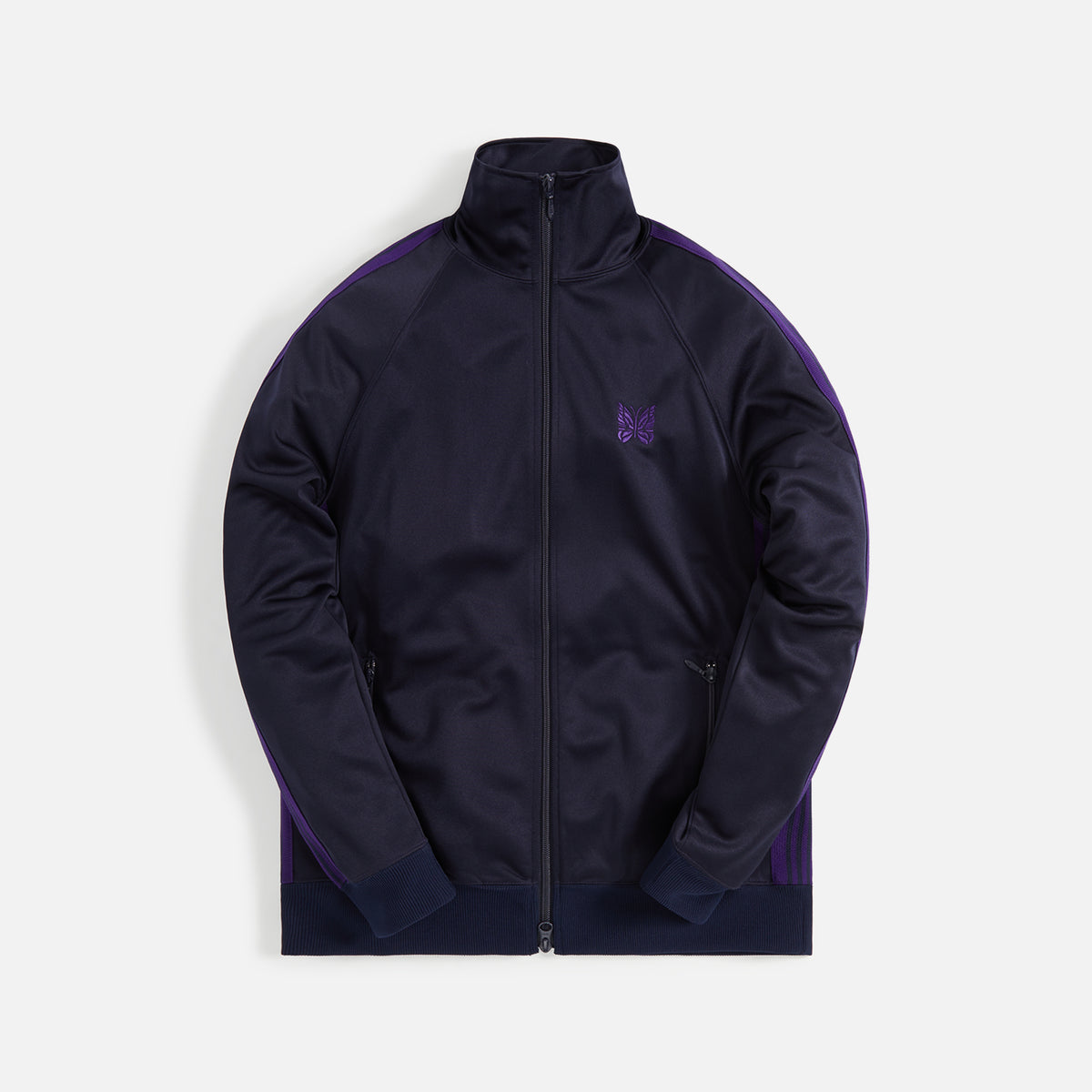 Needles Track Jacket Polyester Smooth - Navy