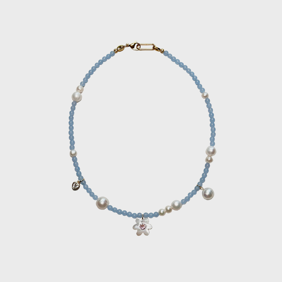 Notte Mia Full Bloom Necklace - Blue