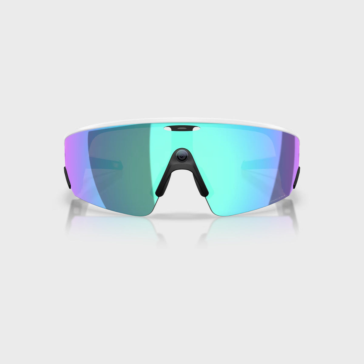 Oakley Vanguard Sunglasses - White / Prizm Sapphire
