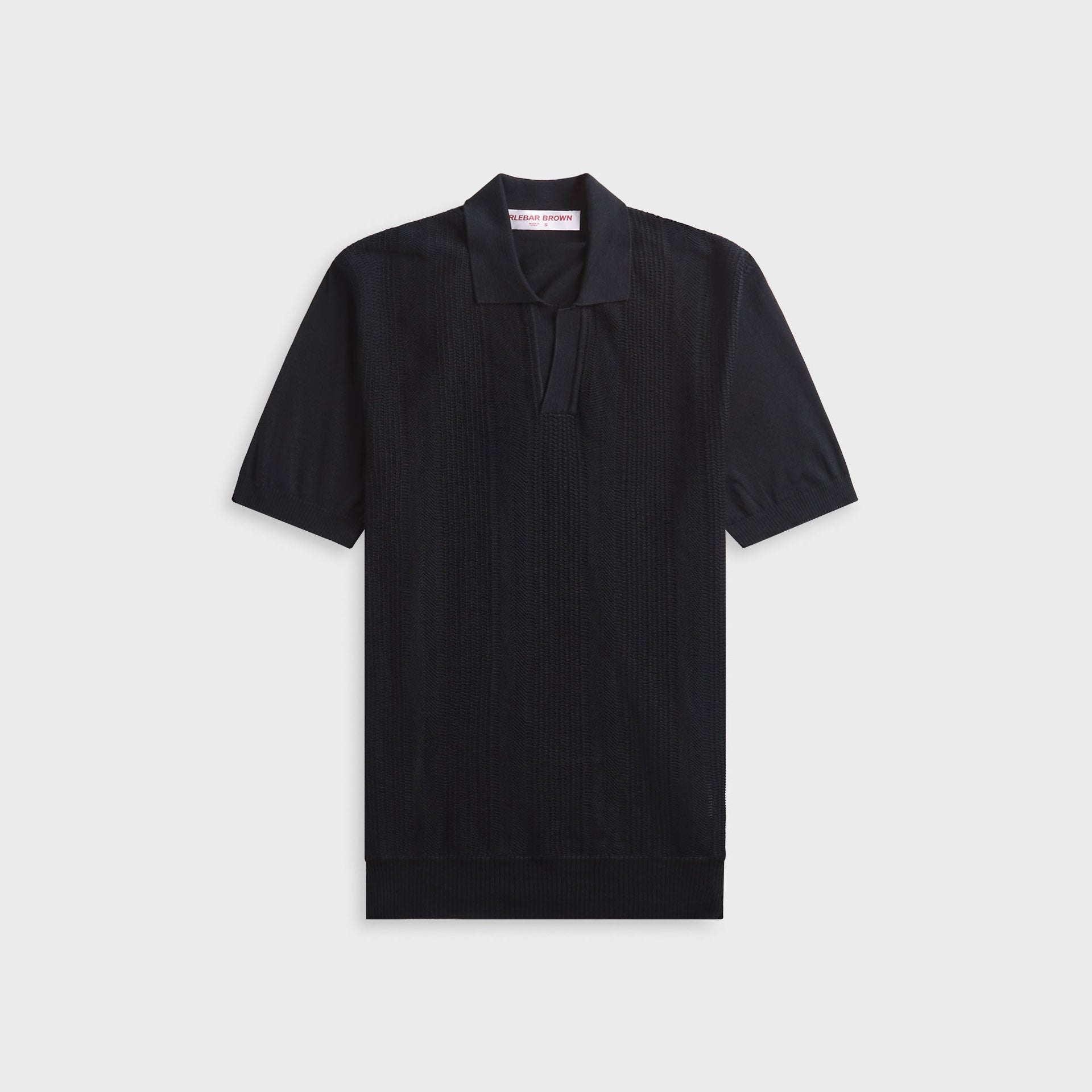 Orlebar Brown Horton Silk Fine Stripe Polo Shirt - Night Iris