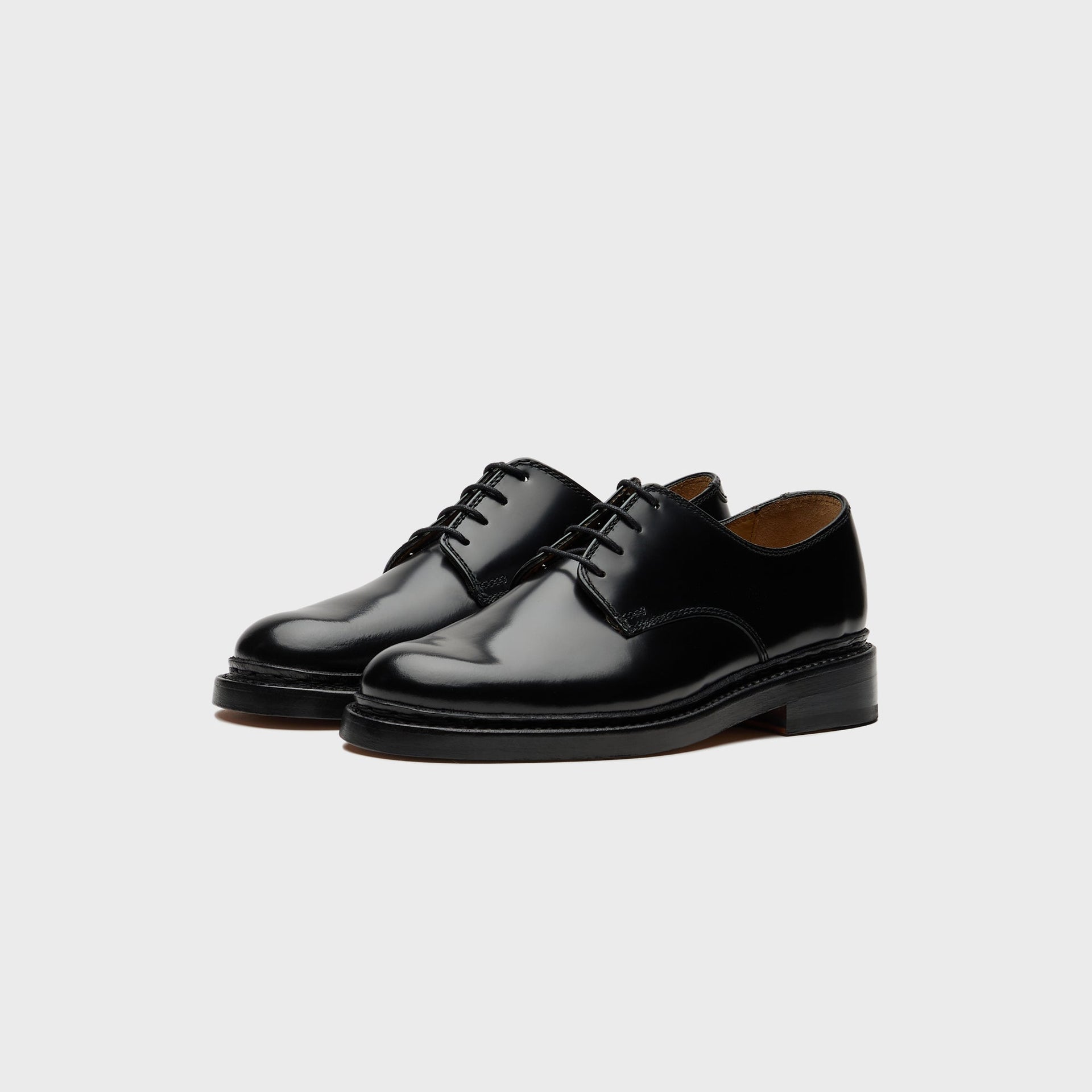 Our Legacy Uniform Parade Derby - Black Leather