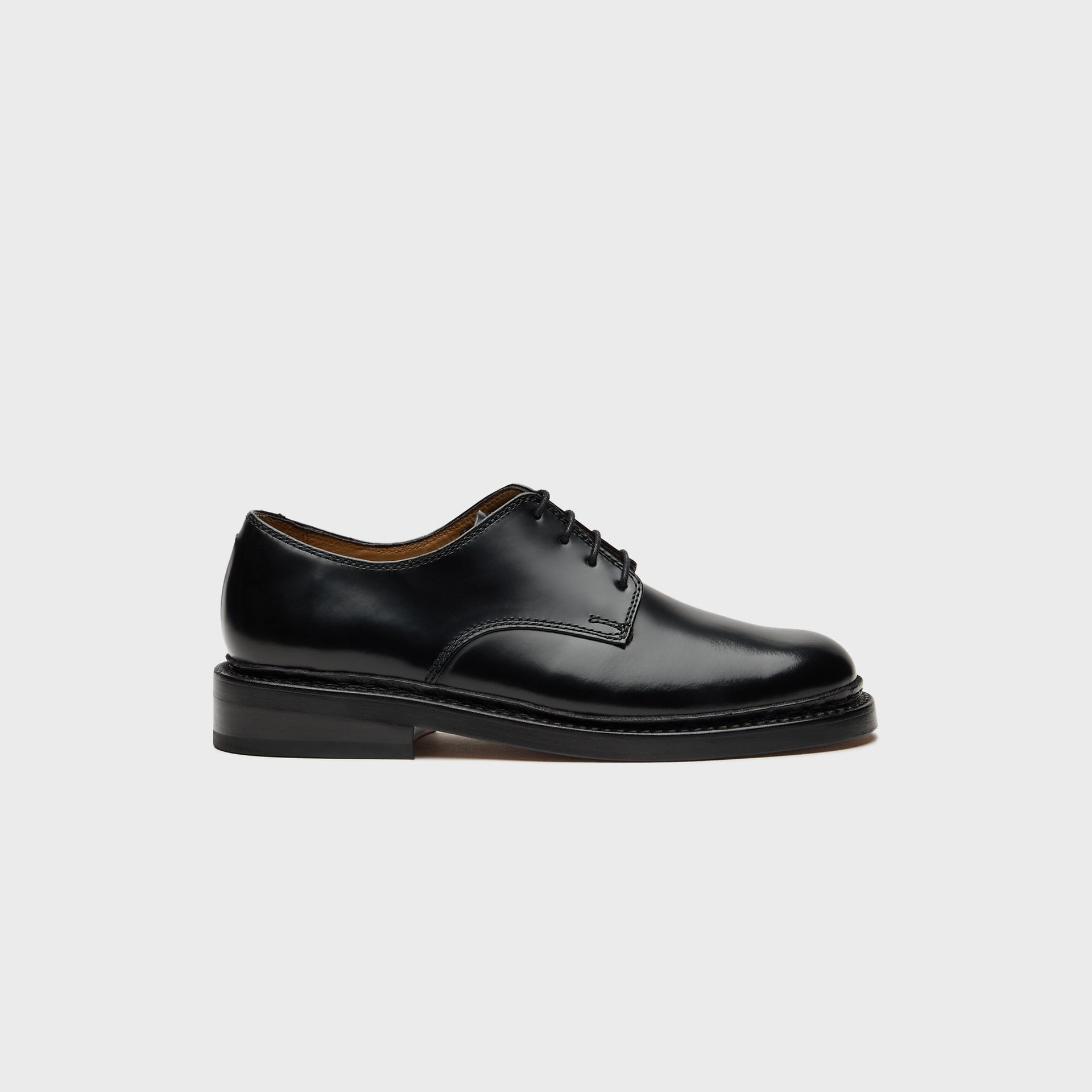 Our Legacy Uniform Parade Derby - Black Leather