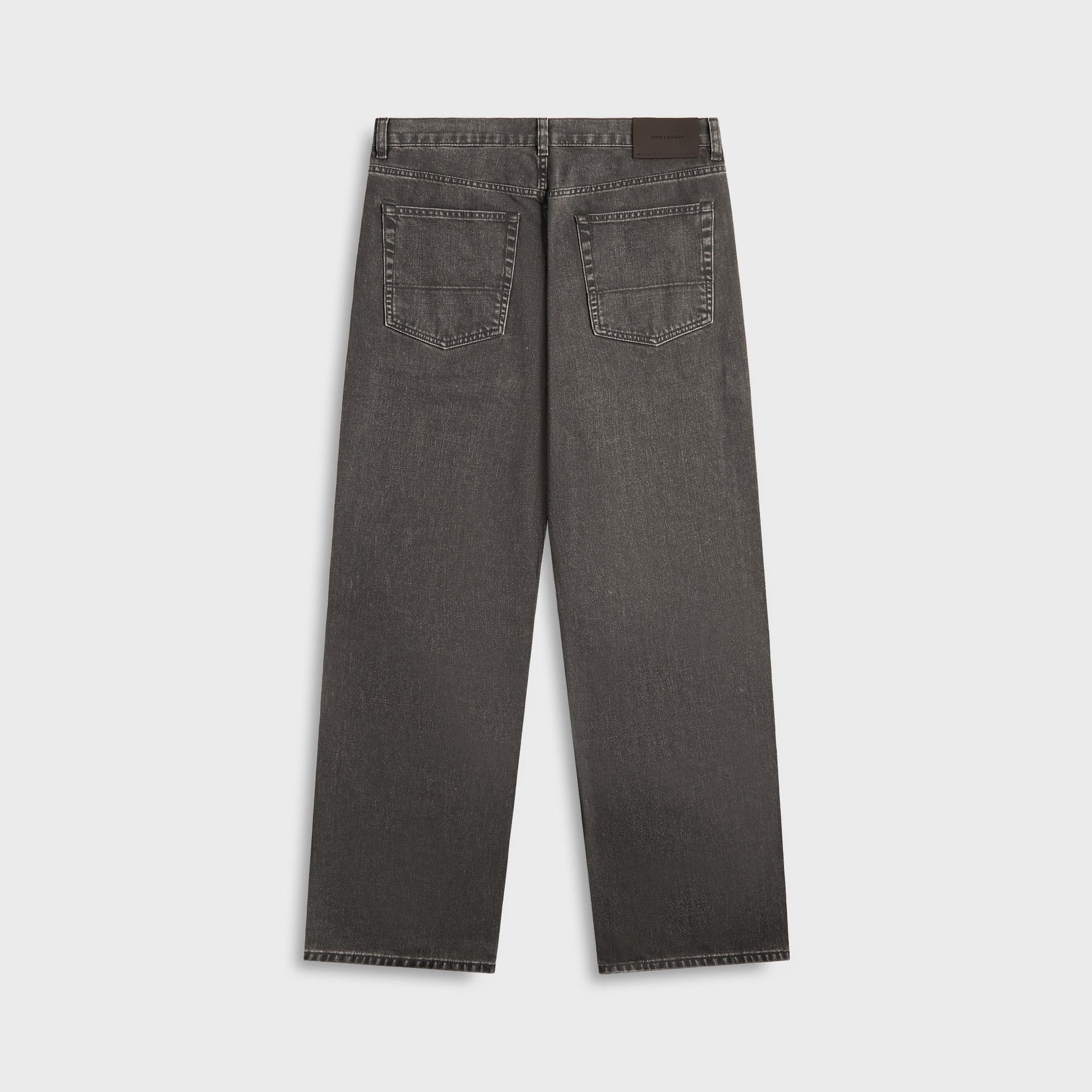 Our Legacy Third Cut Denim in Black Coated Wash