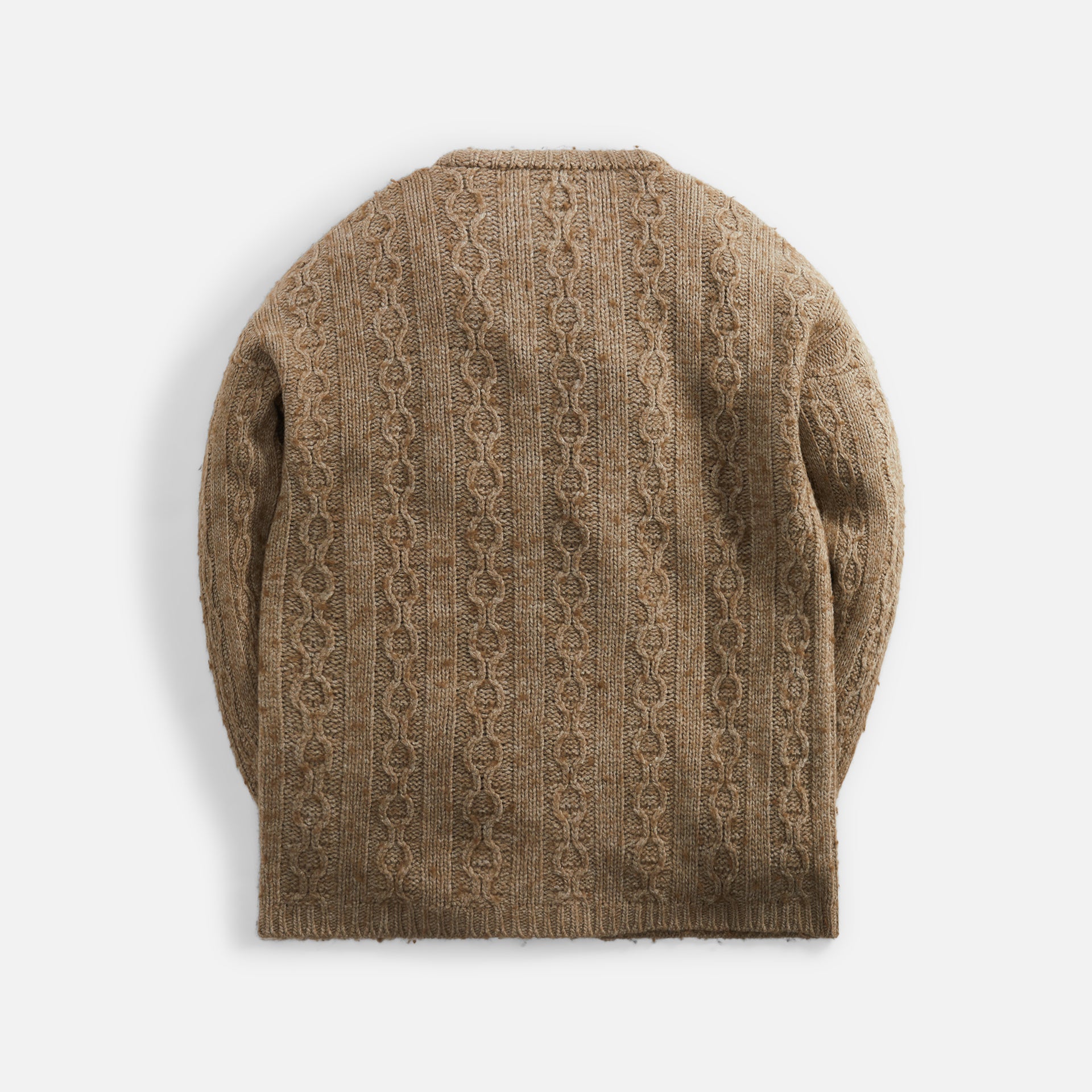 Our Legacy Popover Roundneck Peafowl Funky Chain Knit - Beige