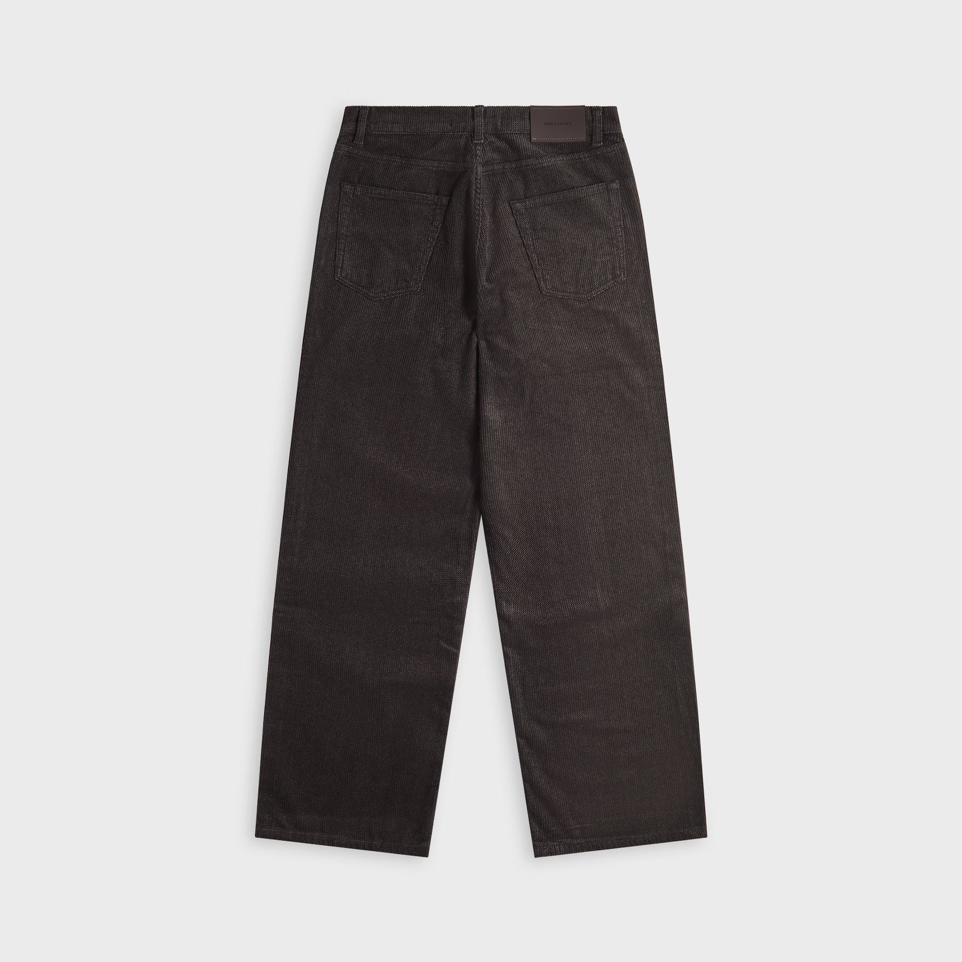 Our Legacy Vast Cut Denim - Dark Brown Twill Cord