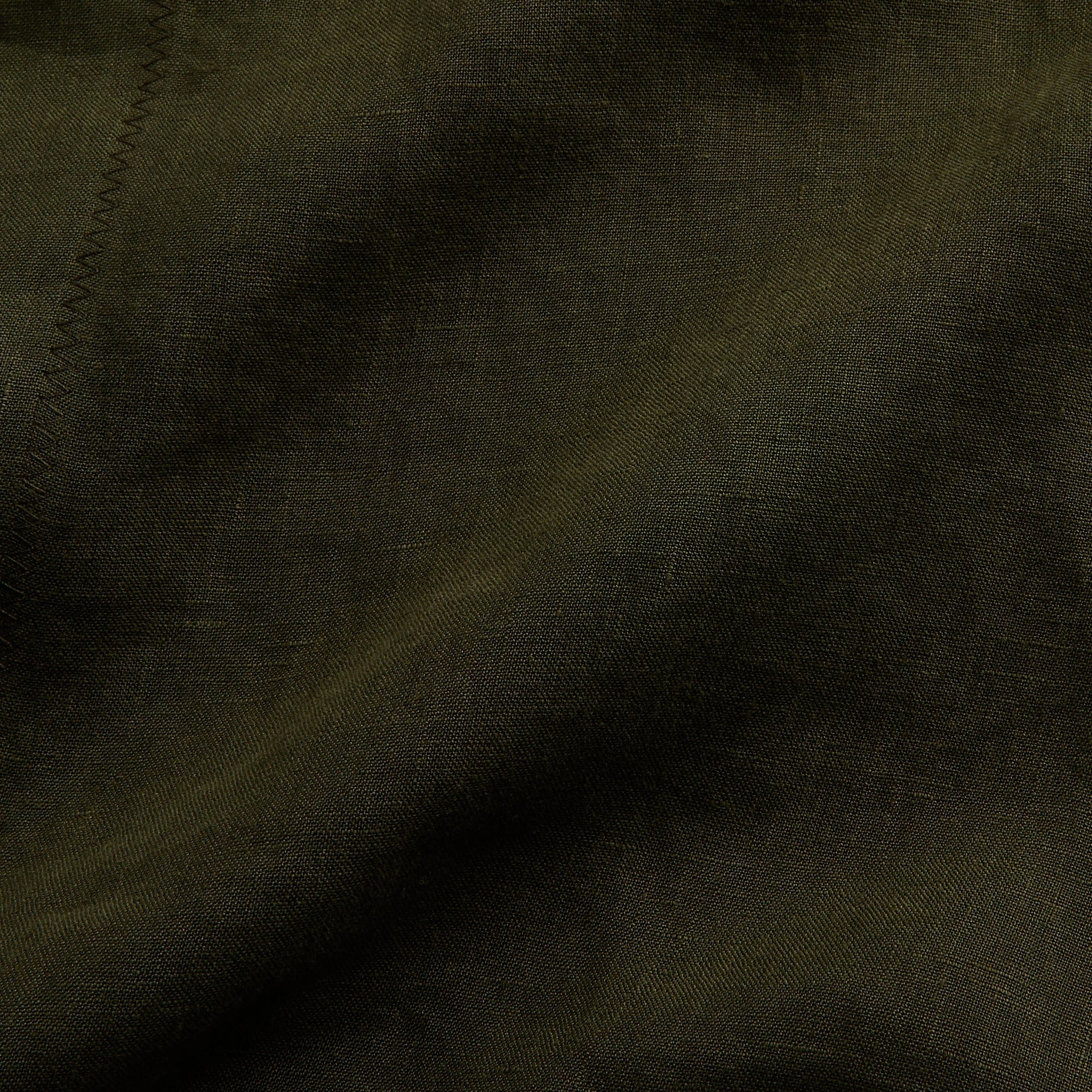 Orlebar Brown Maitan Lino Relaxed Fit Linen Shirt - Bayleaf Green