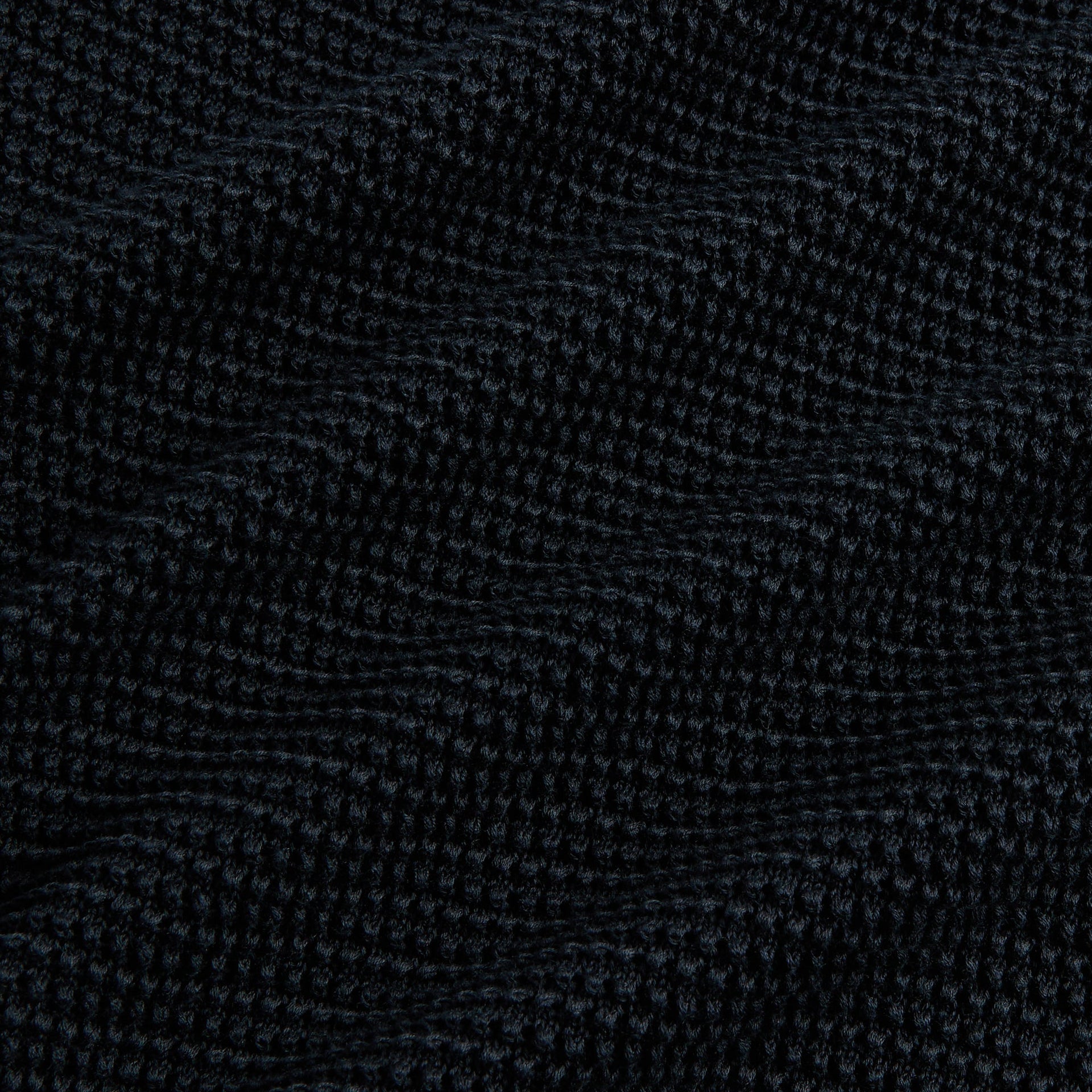 Orlebar Brown Burnham Tailored Fit Tie Stitch Knit Polo Shirt - Night Iris