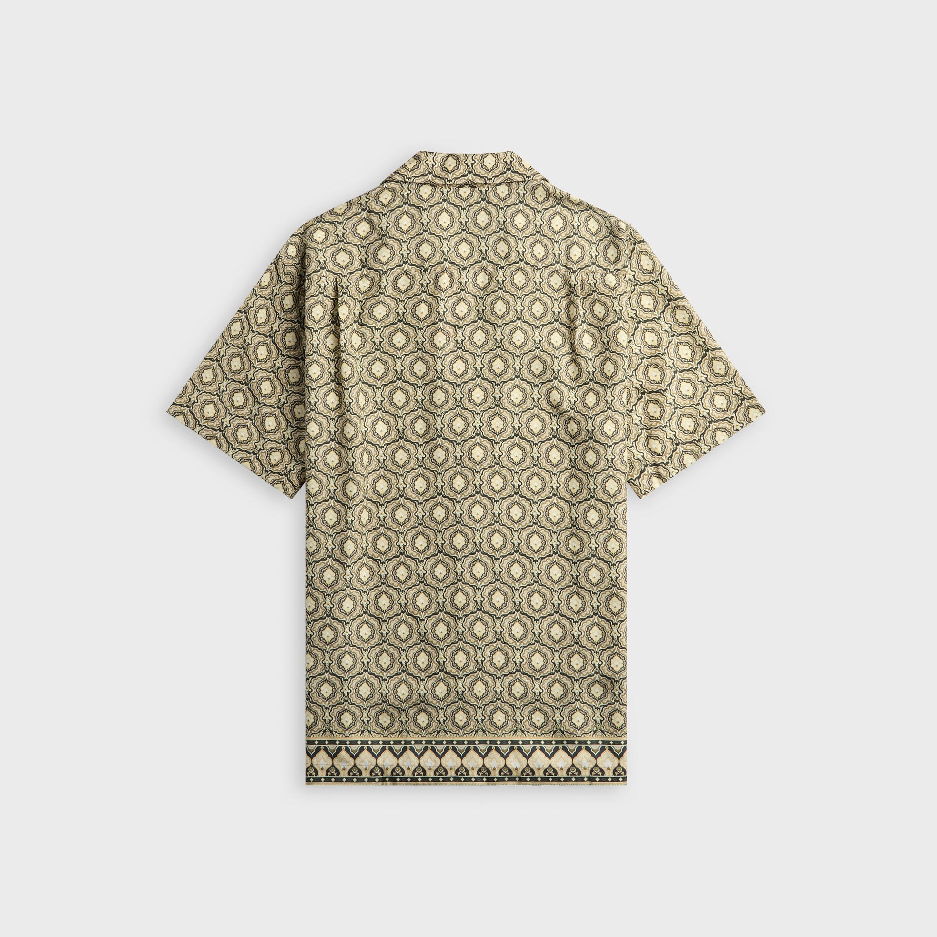 Orlebar Brown Maitan Relaxed Fit Passetto Print Shirt - Bayleaf Green