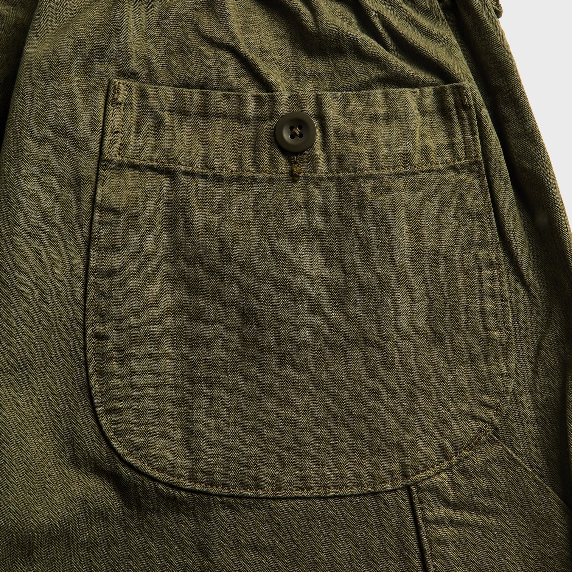 orSLOW Wide Fit French Work Pant - Army Green