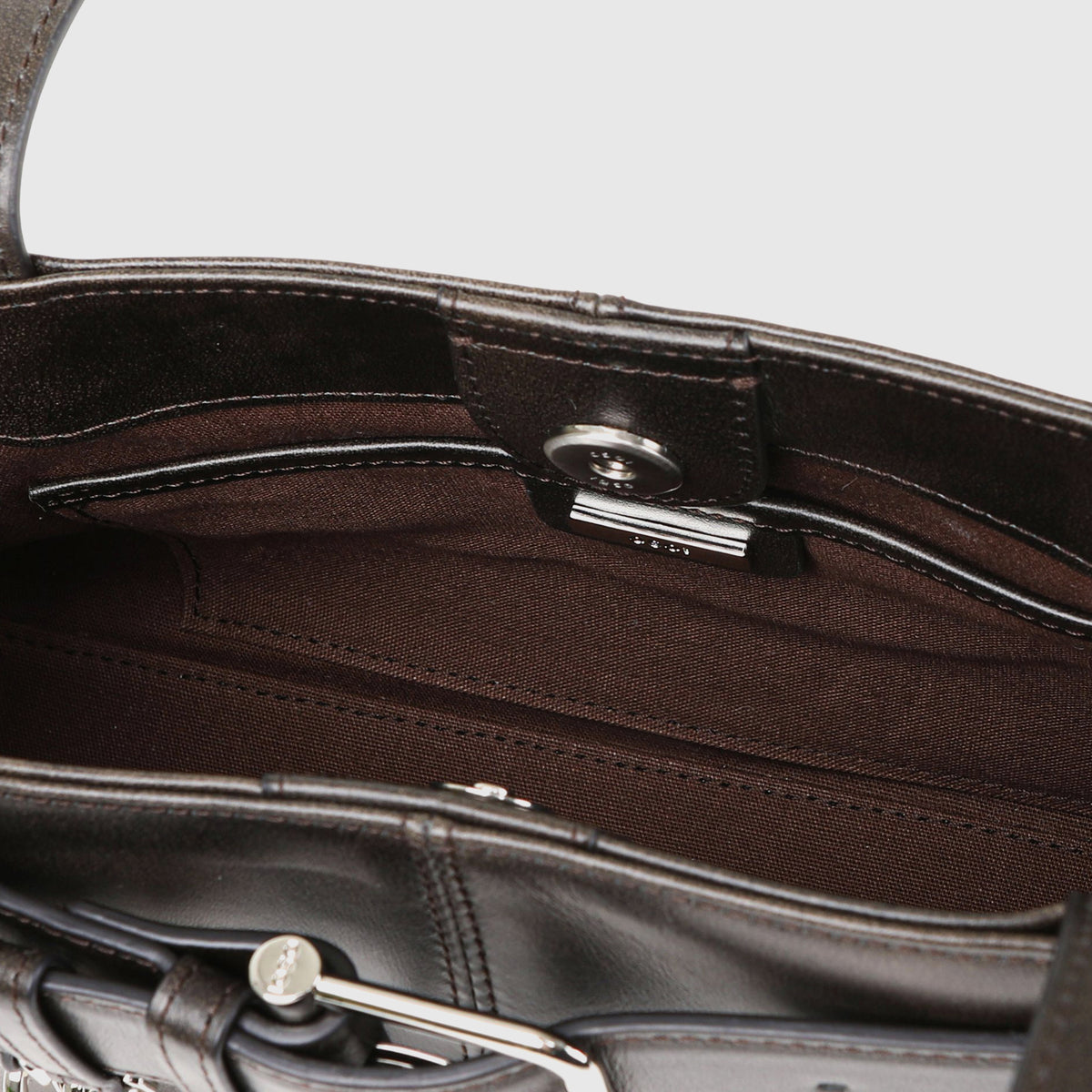 Osoi Shoulder Brocle Mini Bag - Stain Brown