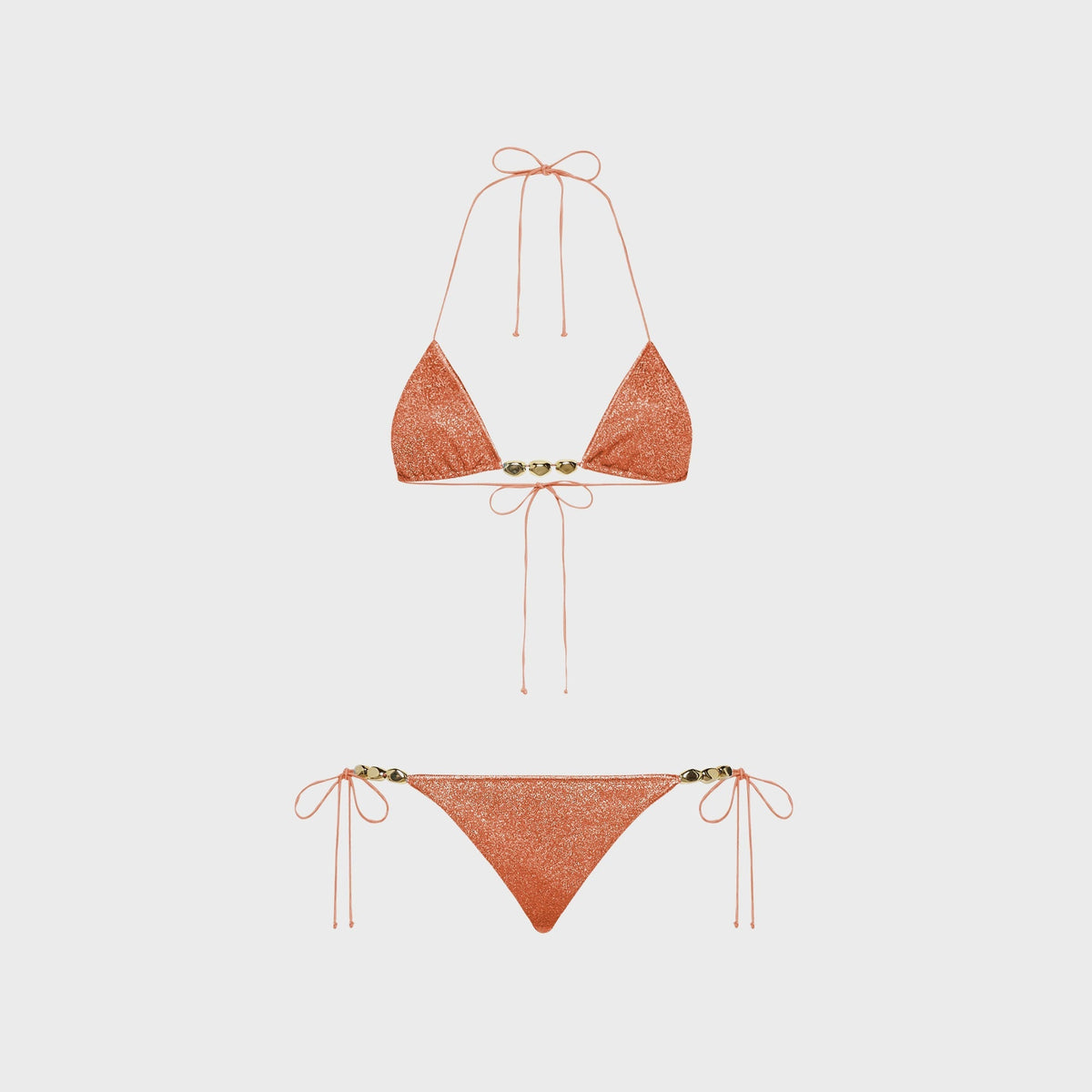 Oseree Glazed Lumiere Two Piece in Orange