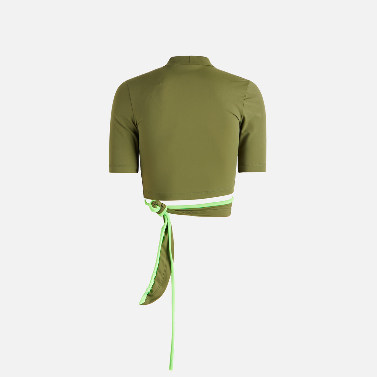 Ottolinger Playa Wrap Top - Olive