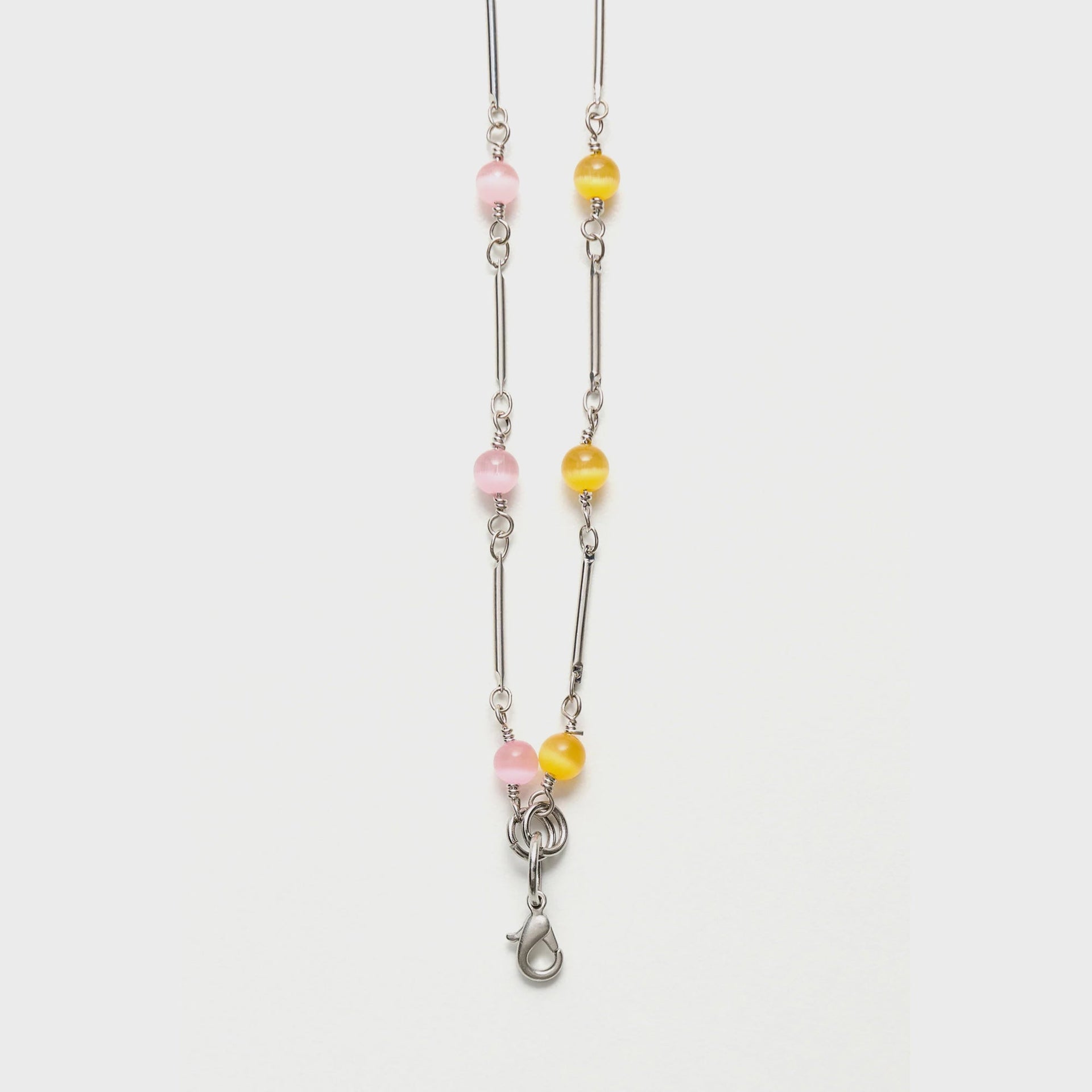 Our Legacy Fabricated Pearl Bracelet - Marbled Nectar Brass Link
