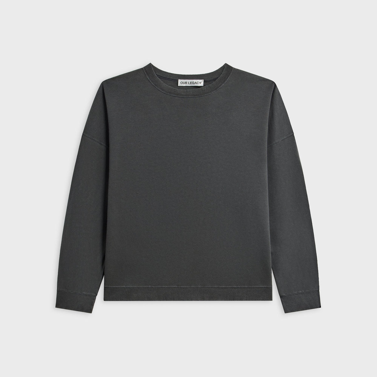 Our Legacy Slack Sweatshirt - Washed Black Rogue Loopback