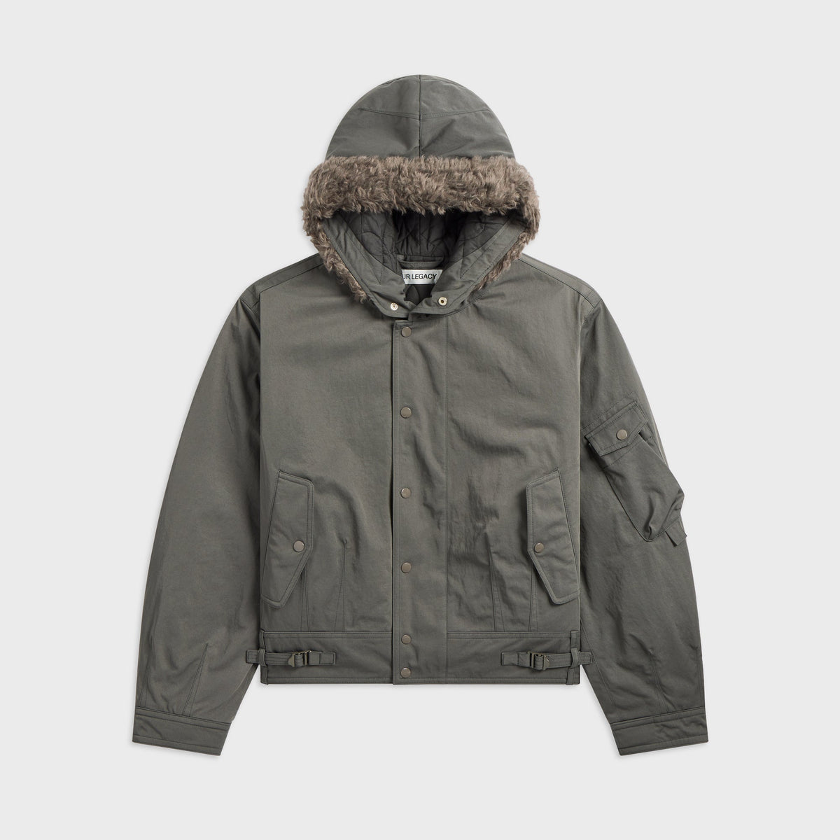 Our Legacy Orbit Jacket - Vapor Alloy Ripple Nylon Twill