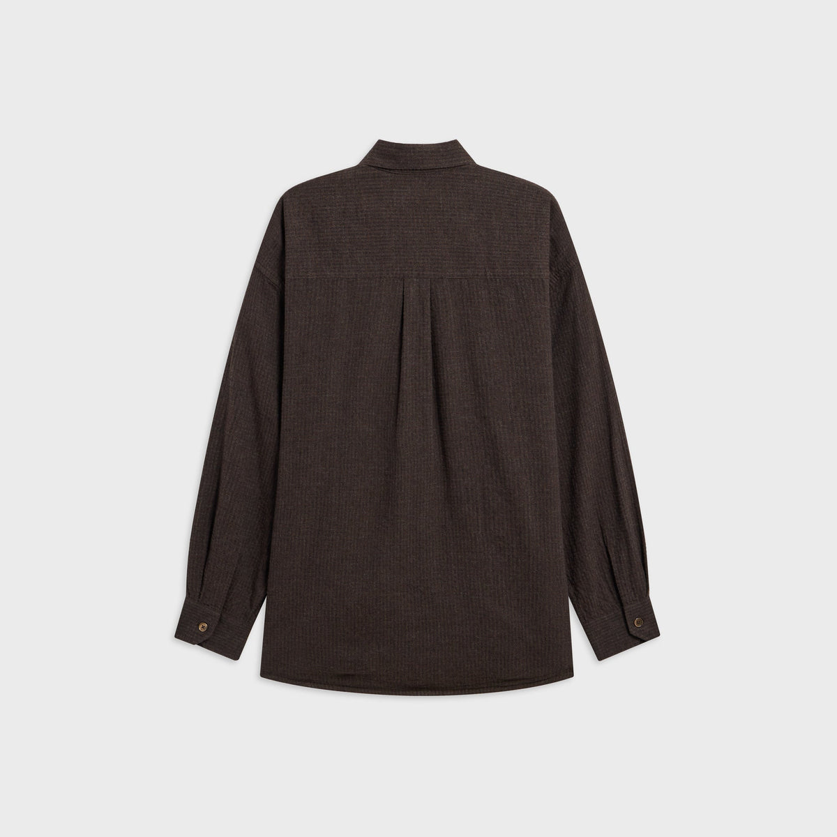 Our Legacy Borrowed Shirt - Truffle Check Grid Cloth