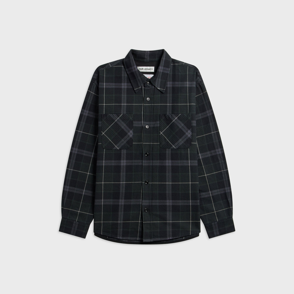 Our Legacy Whoppin Shirt - Raven Check Ranch Cotton
