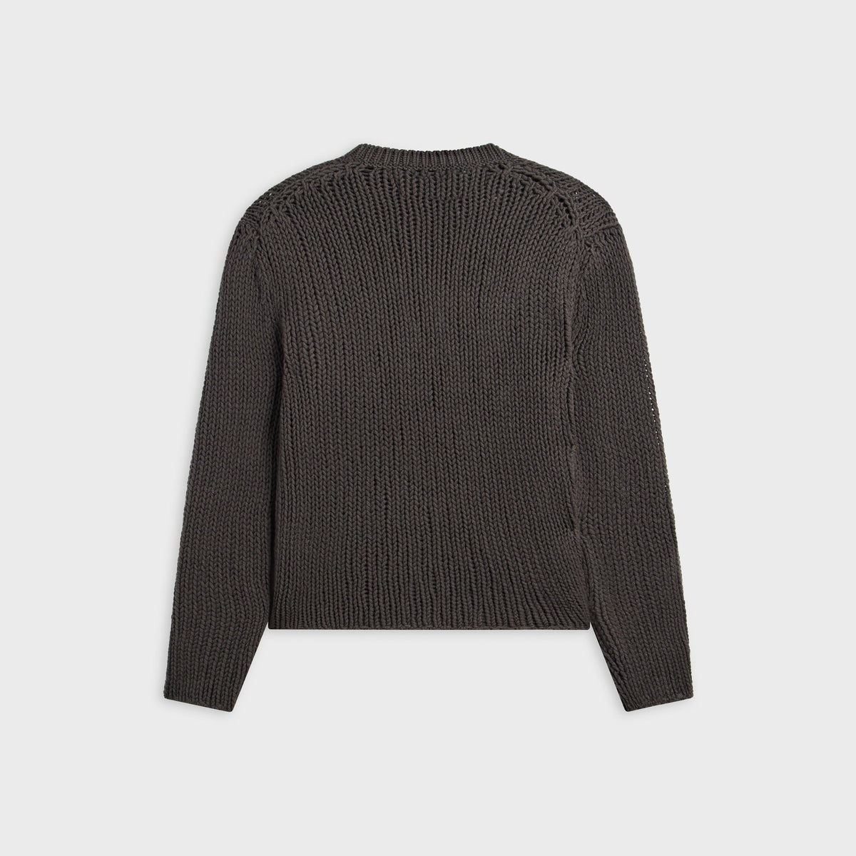 Our Legacy Popover Roundneck Sweater - Chocolate Ultra Slow Twist
