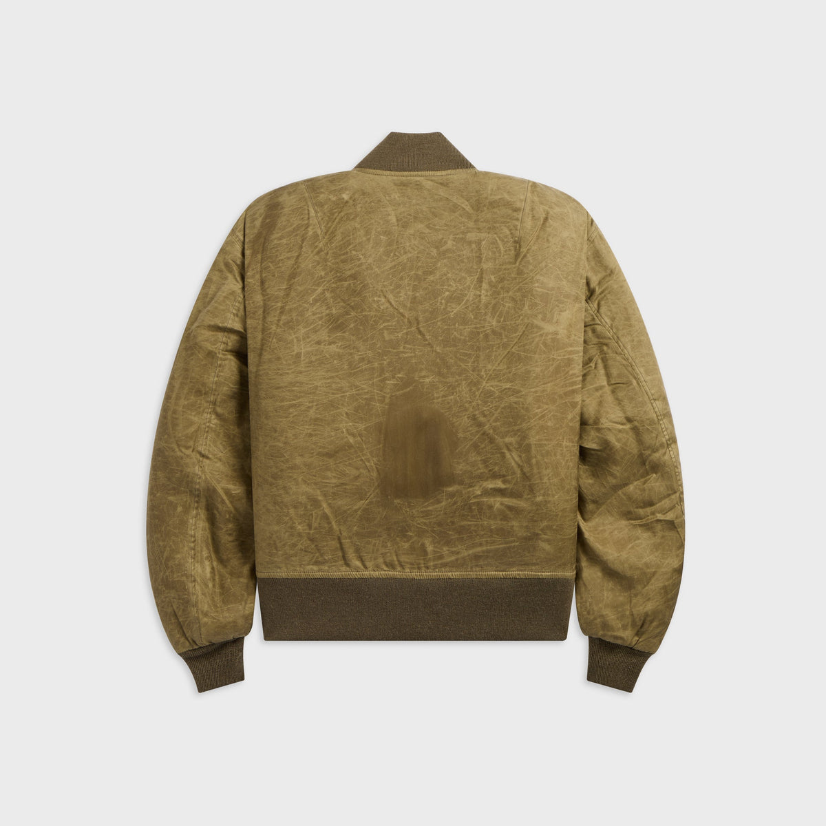 Our Legacy Bomber - Marsh Khaki Wax Dipped Cupro