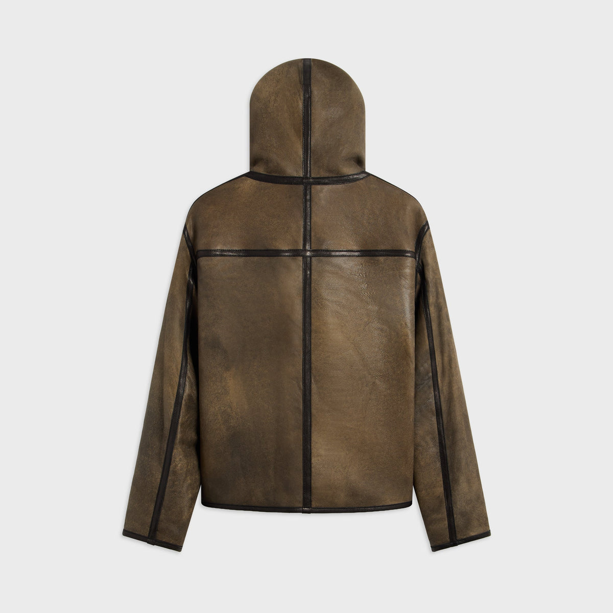 Our Legacy Full Zip Jacket - Smoky Black Dry Shearling