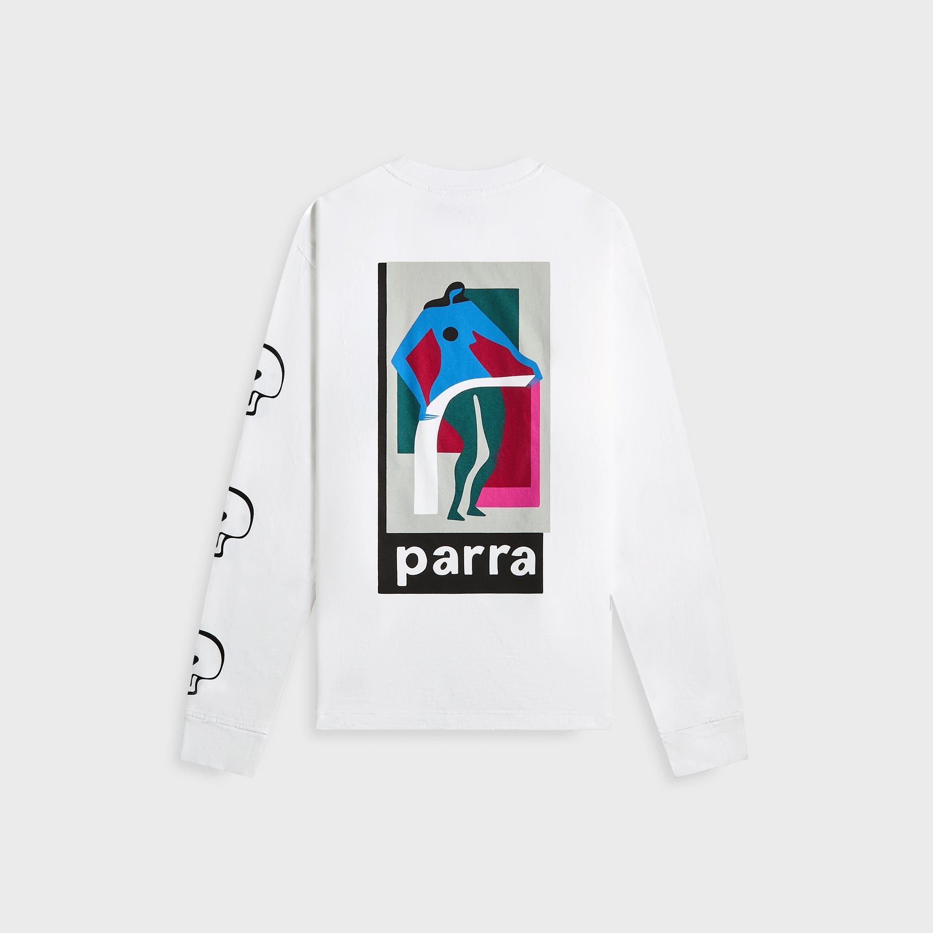 by Parra Lowering The Bar Long Sleeve Tee - White