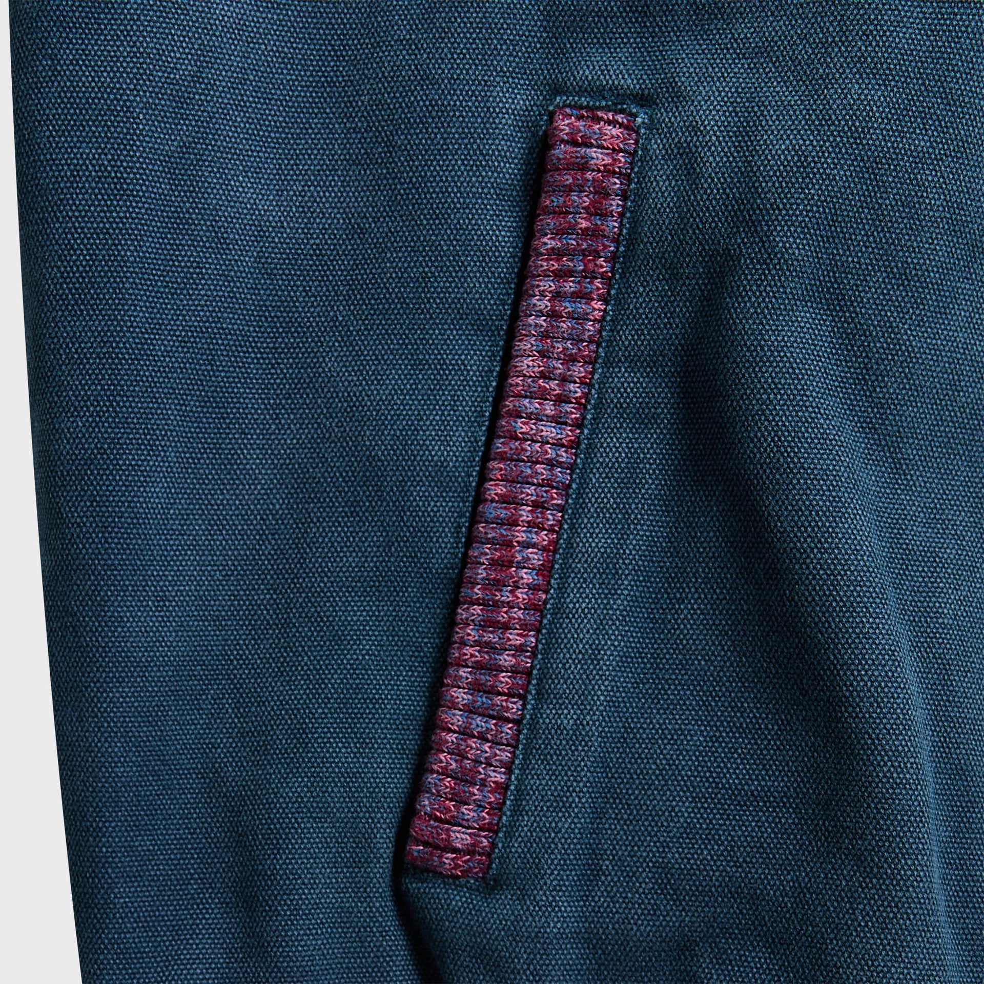 by Parra Skull Stalker Varsity Jacket in Washed Blue