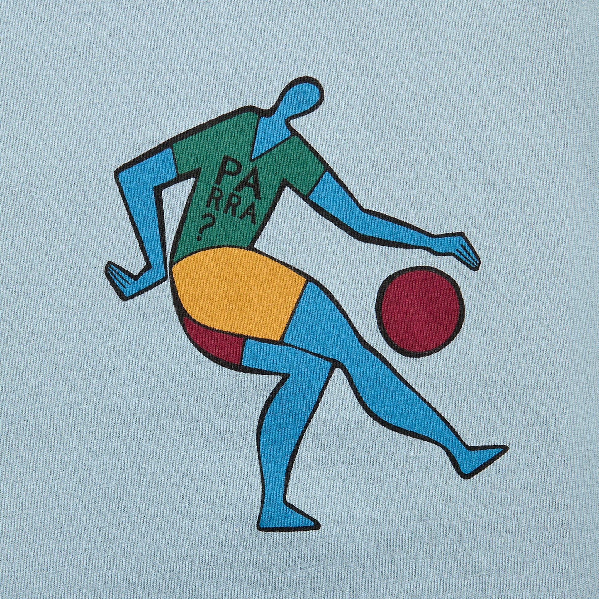 by Parra Vase Delivery Tee in Light Blue