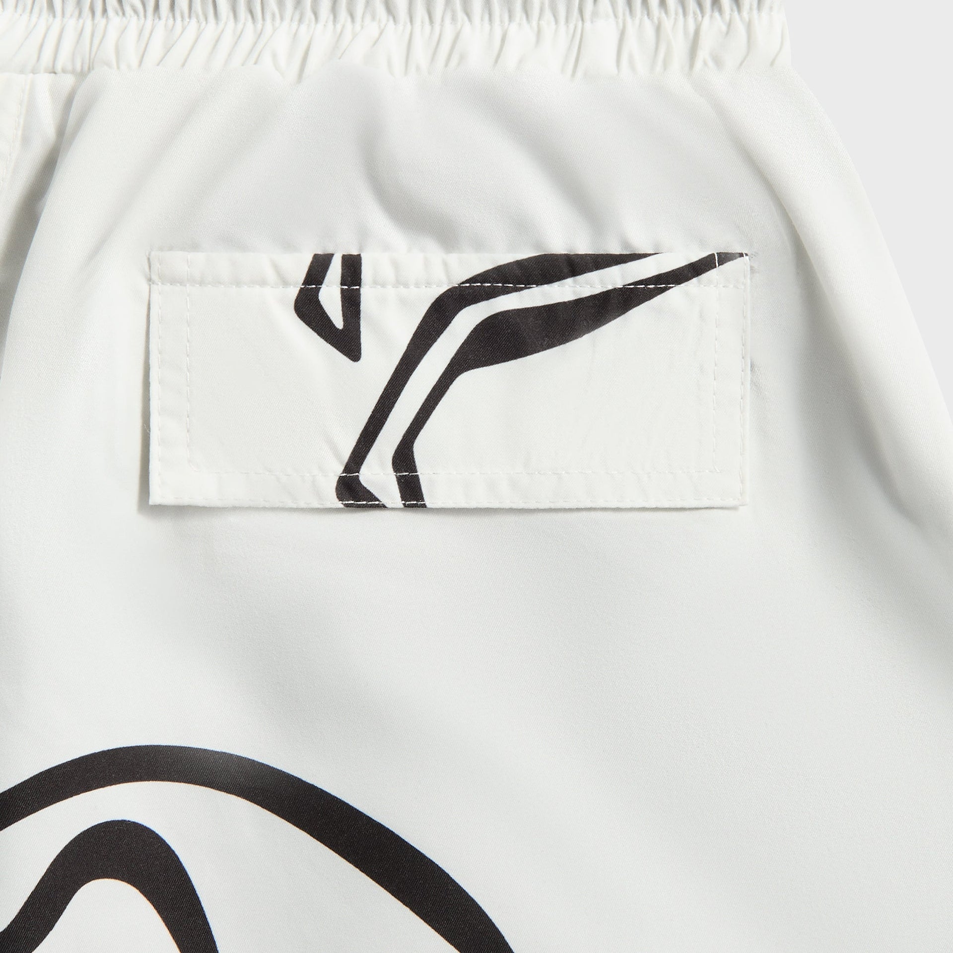 by Parra Yoga Walks Swim Shorts in White