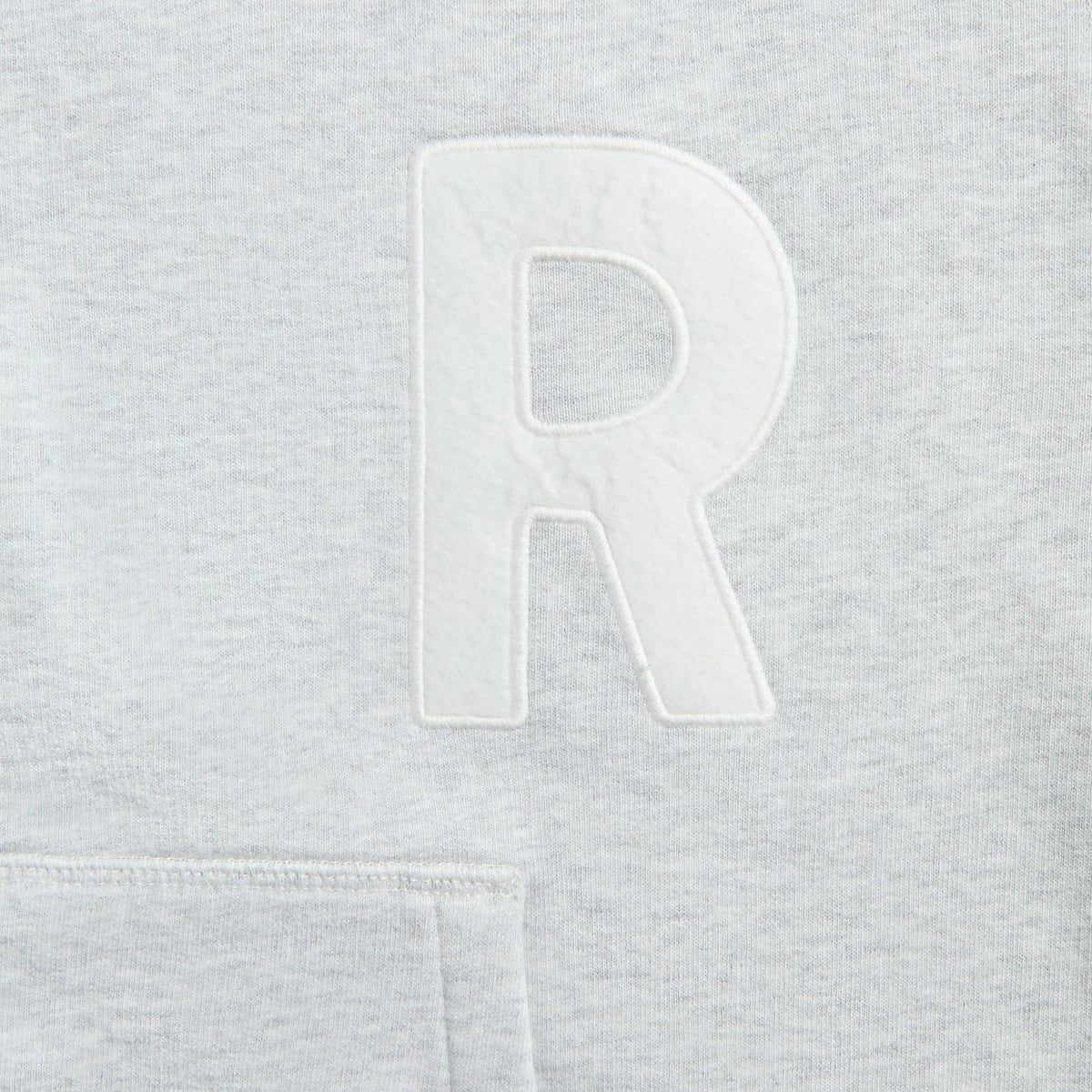 by Parra Word Salad Zip Hooded Sweatshirt - Heather Grey