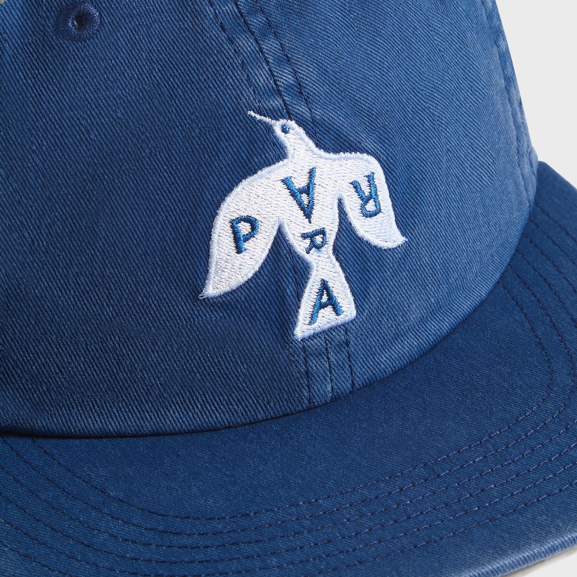 by Parra Crow Logo 6 Panel Cap - Blue