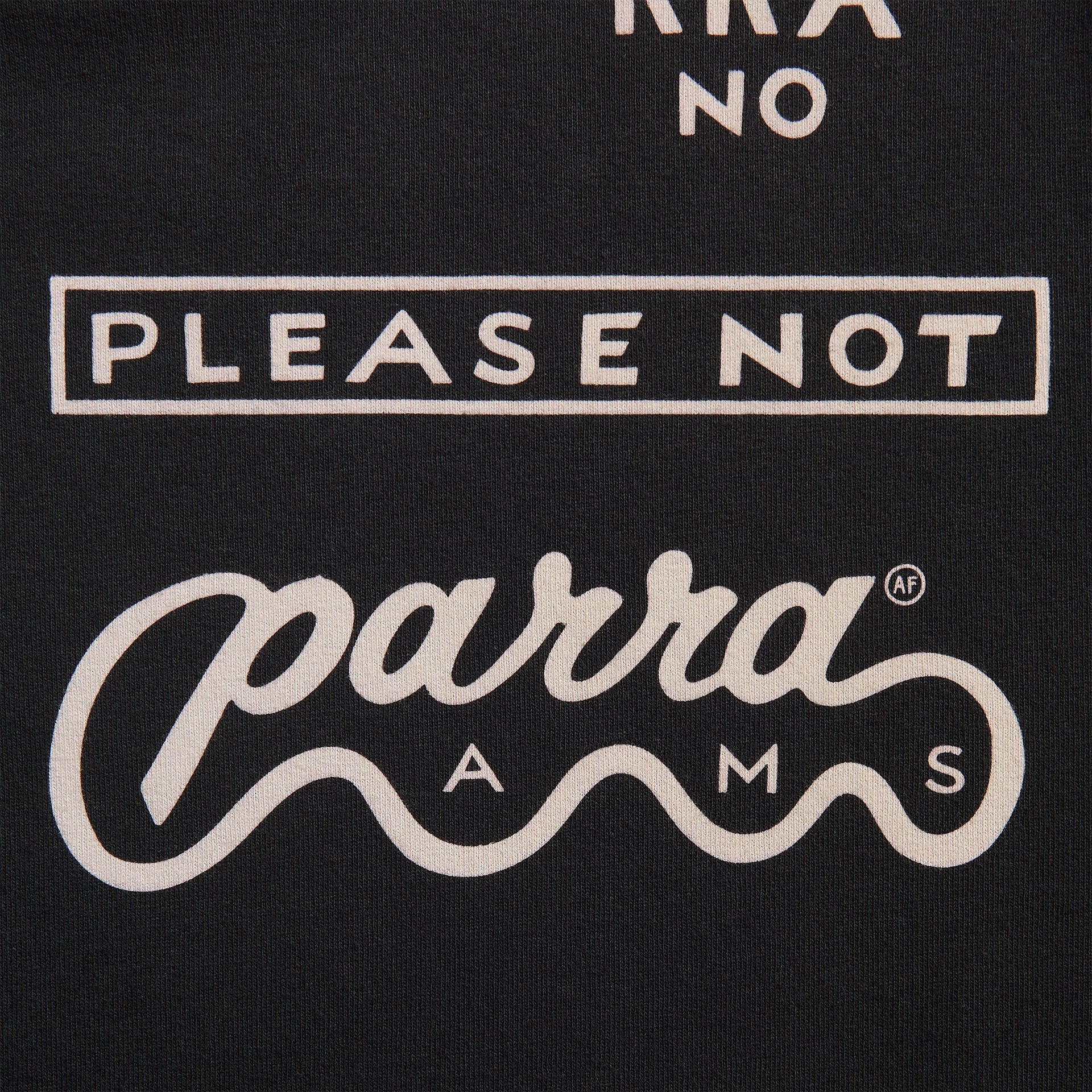 by Parra Media Training Tee - Black