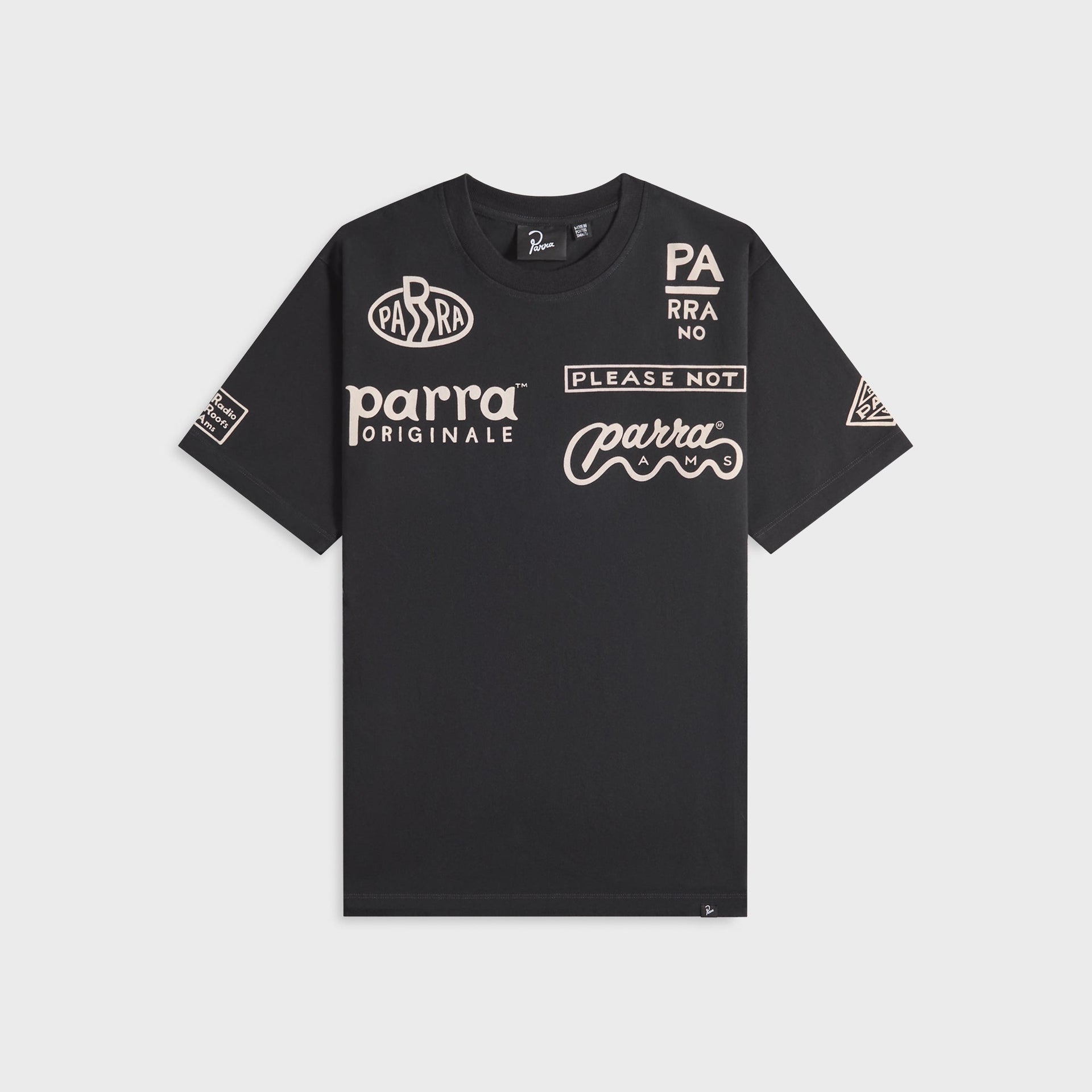 by Parra Media Training Tee - Black