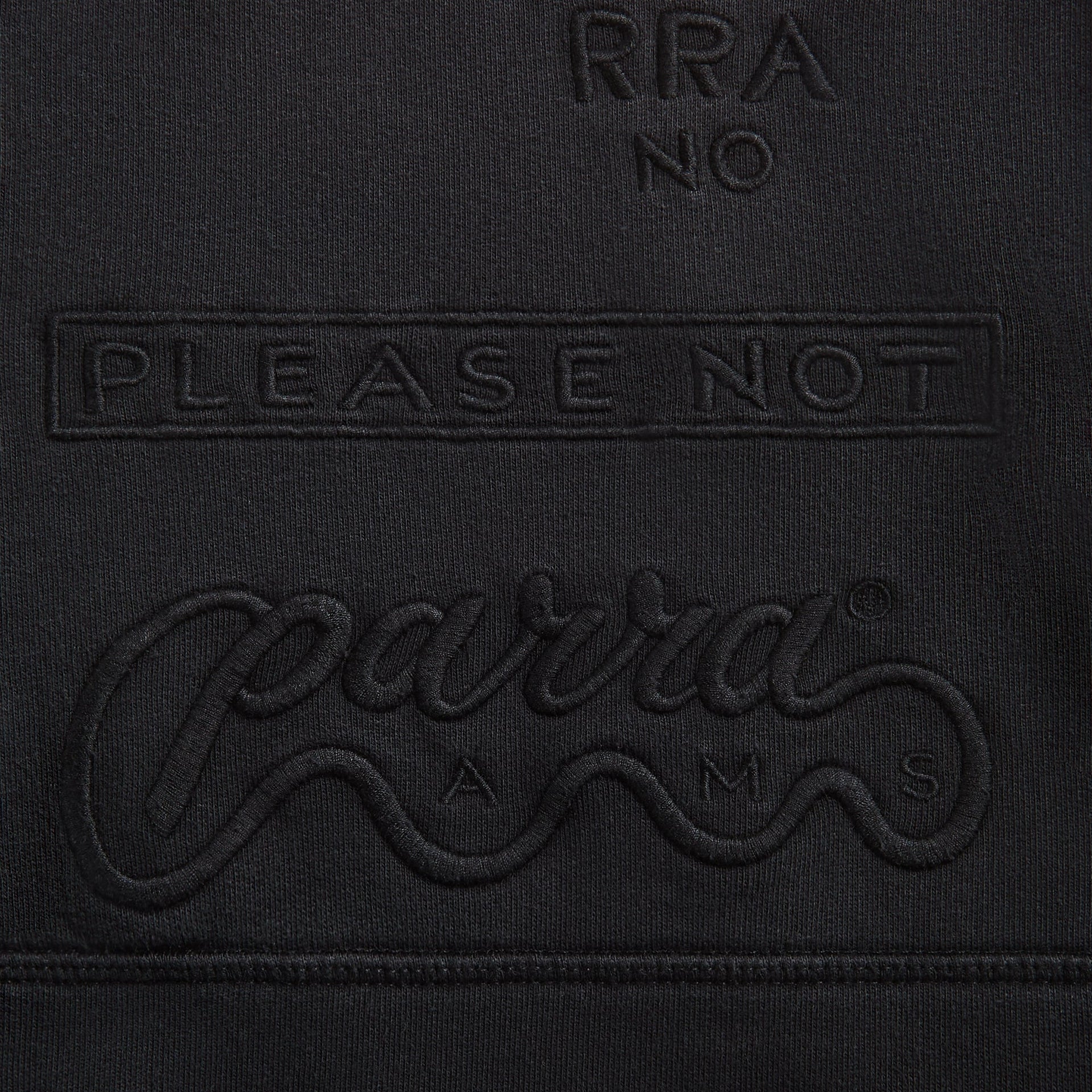 by Parra Media Training Quarter Zip Pullover - Black