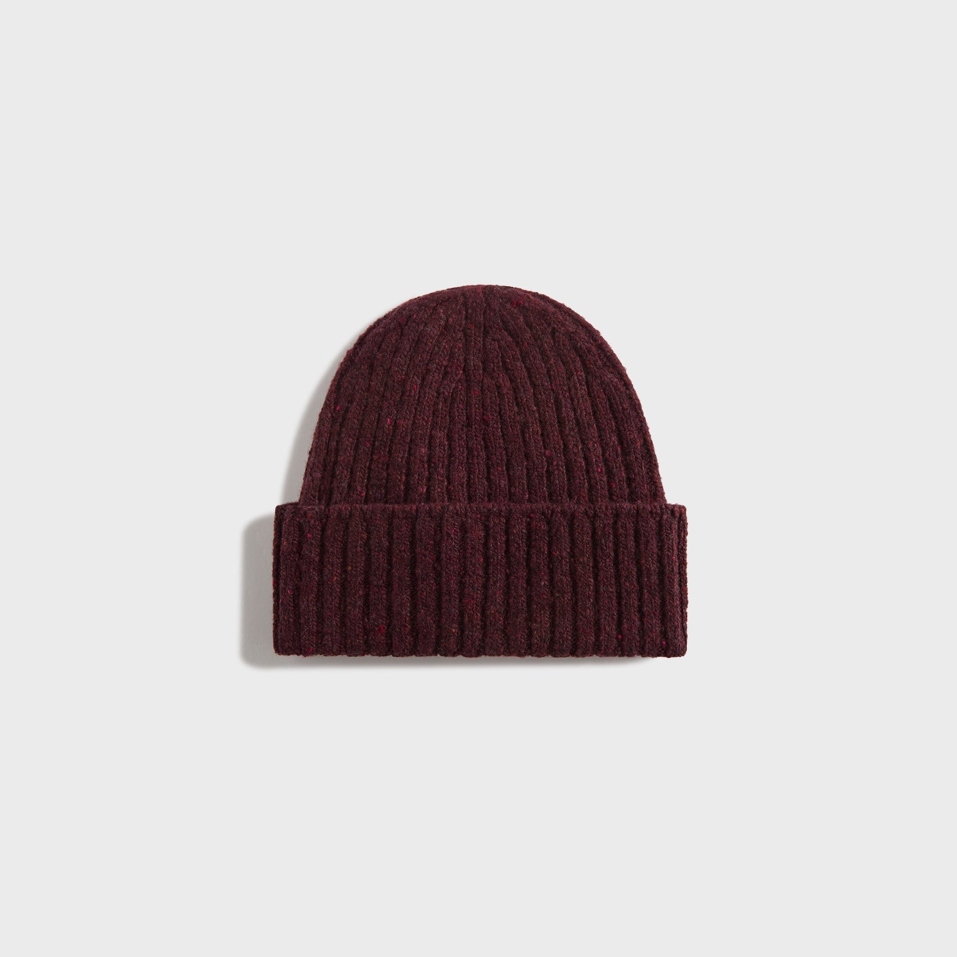 by Parra Reversed Flag Beanie - Dark Burgundy